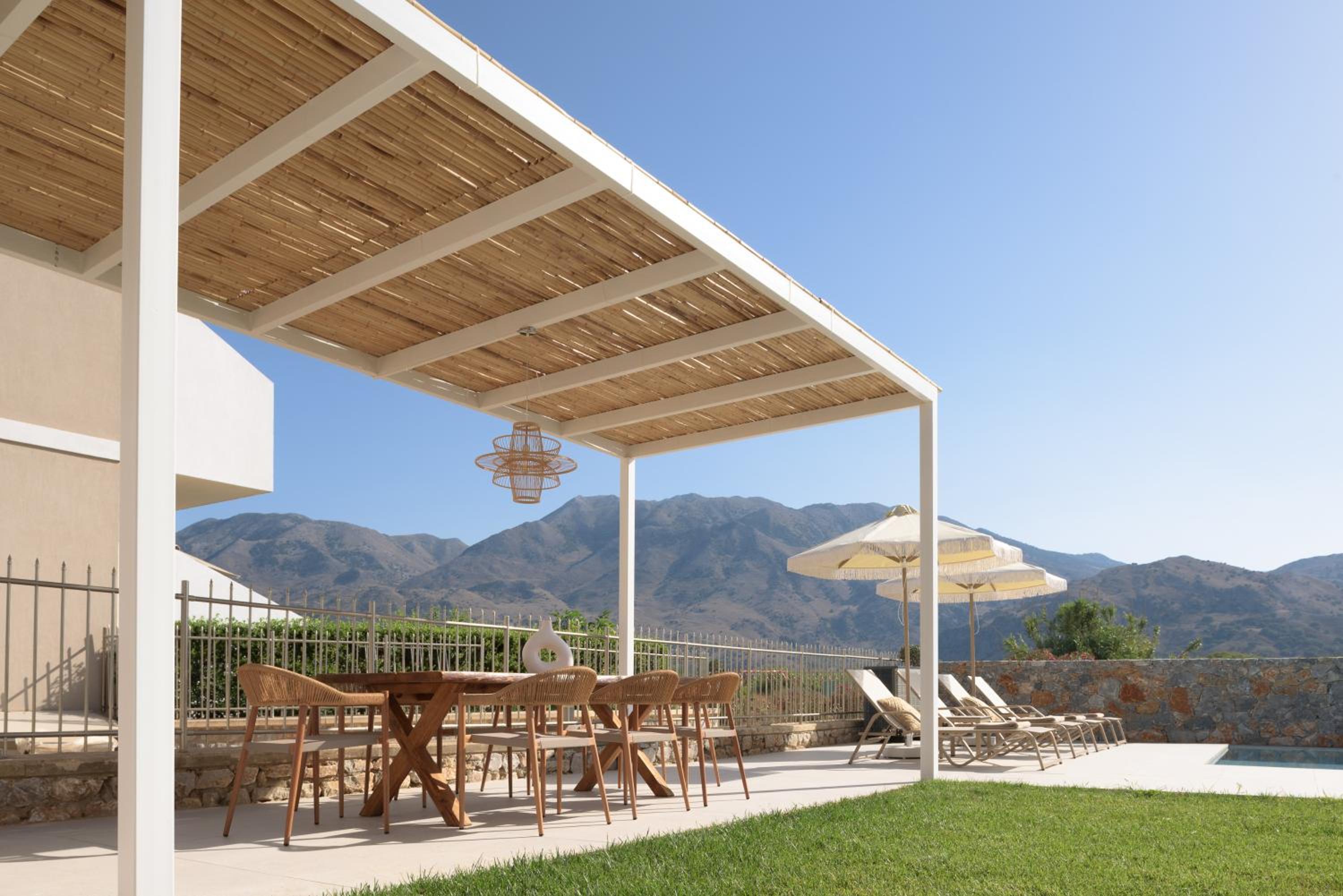 Pelagia's Loft Villas Haroupi & Rodi with Private Heated Pools, 5 Min Walking Distance to the Beach