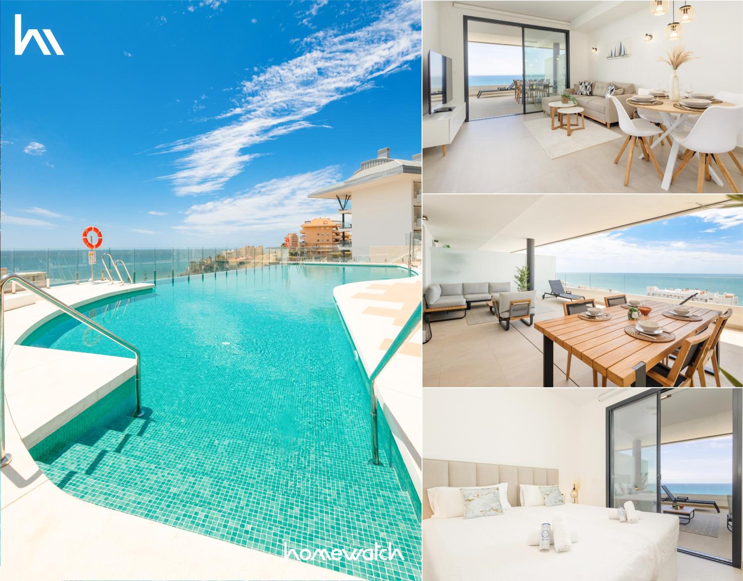 Hotel Modern apartment, with large terrace and panoramic sea views, in Fuengirola - Image 1