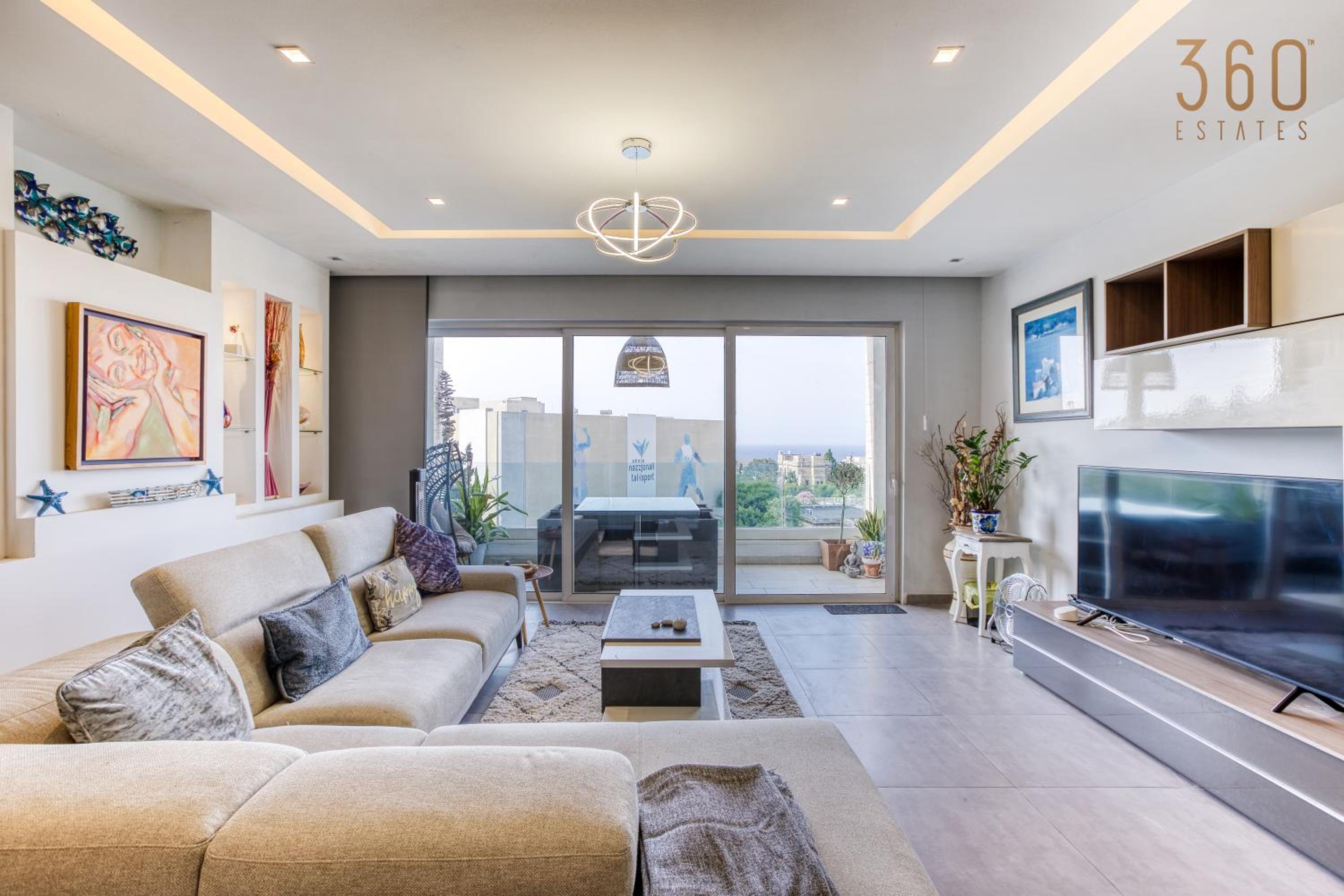 A Stunning 3BR Home with private terrace in Swieqi by 360 Estates view 5