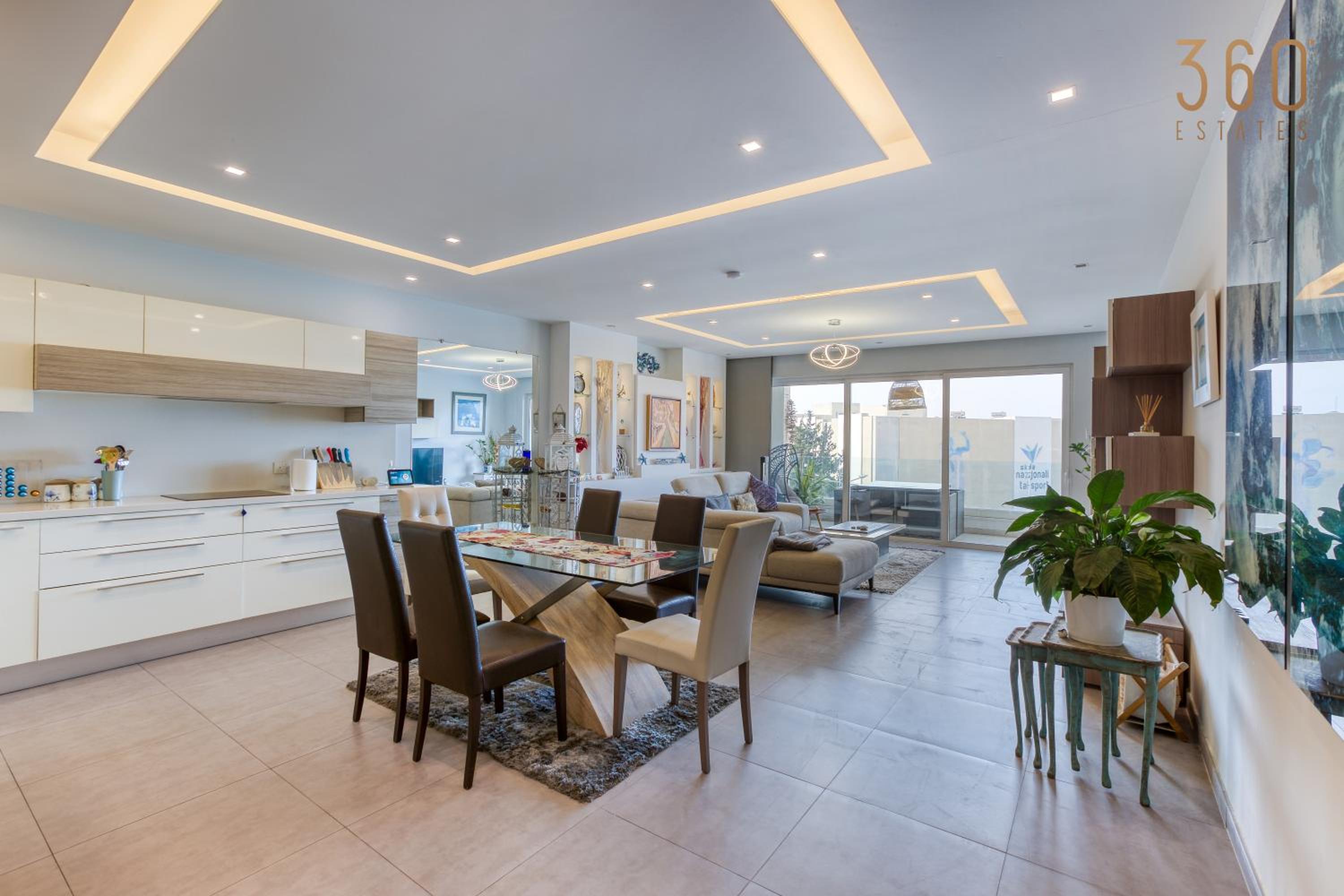 A Stunning 3BR Home with private terrace in Swieqi by 360 Estates view 4