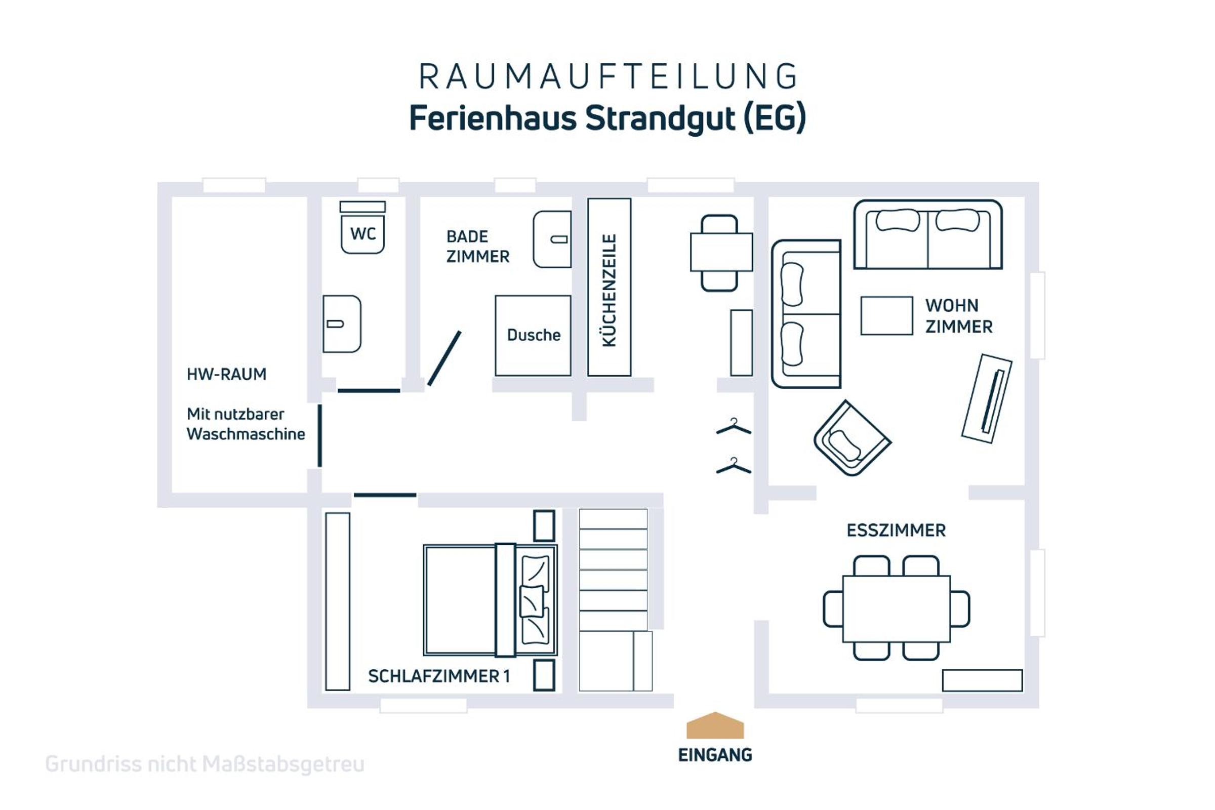Charmantes und ruhiges Ferienhaus - Strandnah und ideal für große Gruppen - mit Fahrradunterstellplatz und Parkplatz