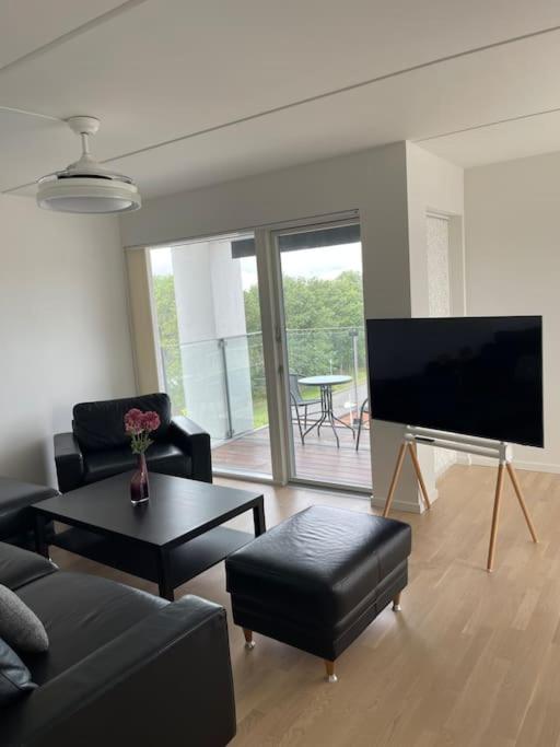 Central og rolig lejlighed med gratis parkering