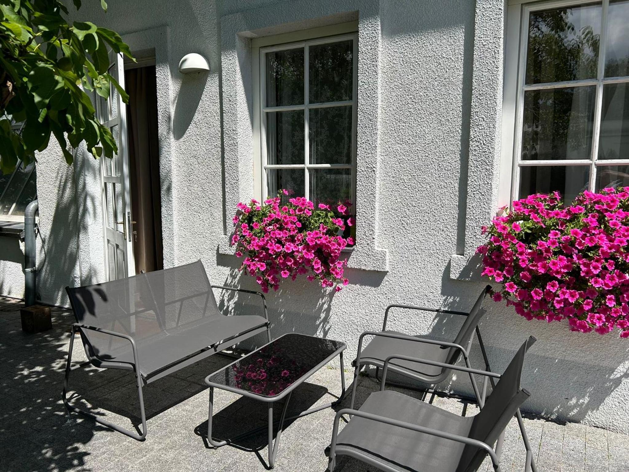 Apartment mit Gartenblick und Terrasse