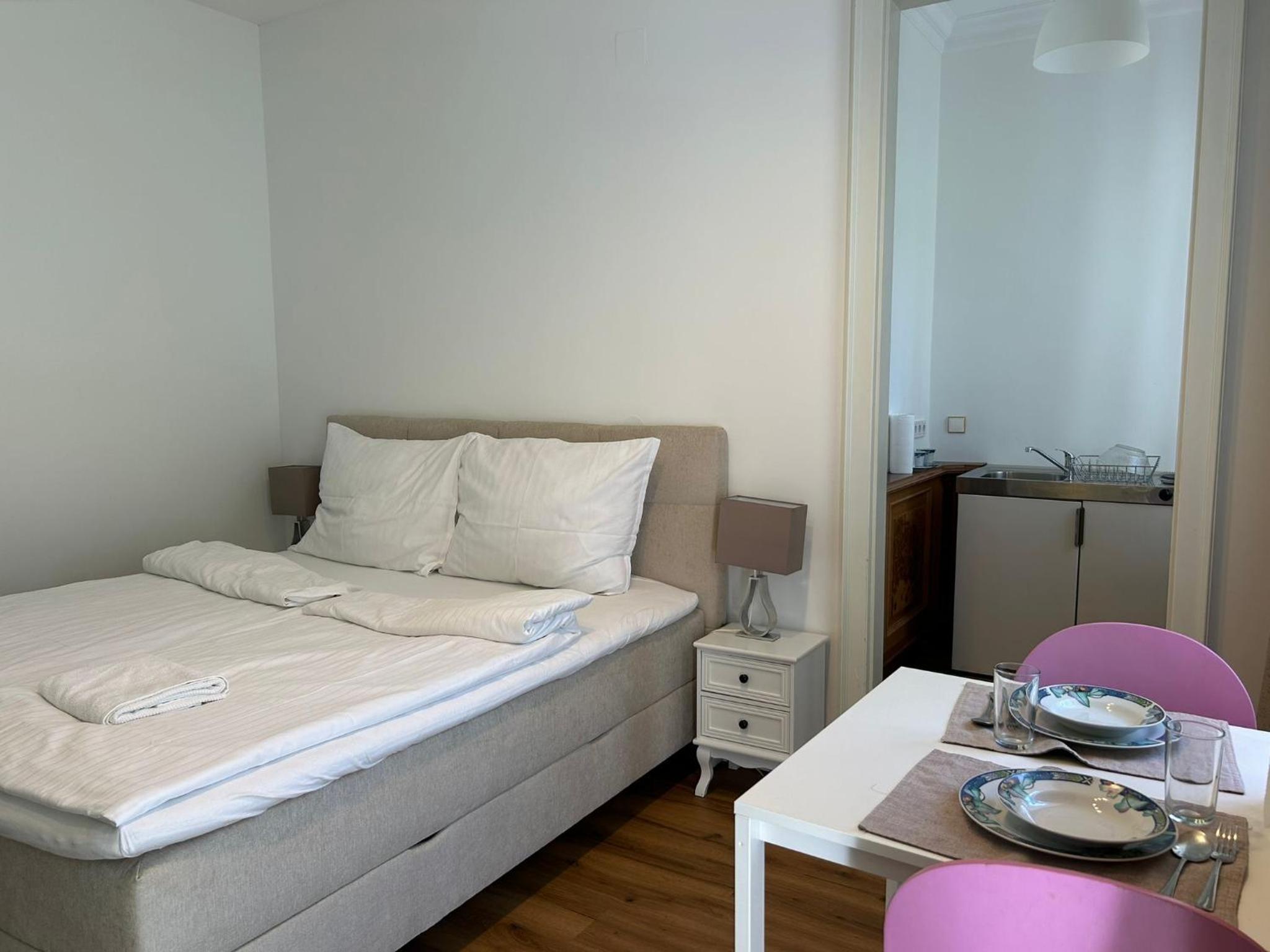 Apartment mit Gartenblick und Terrasse