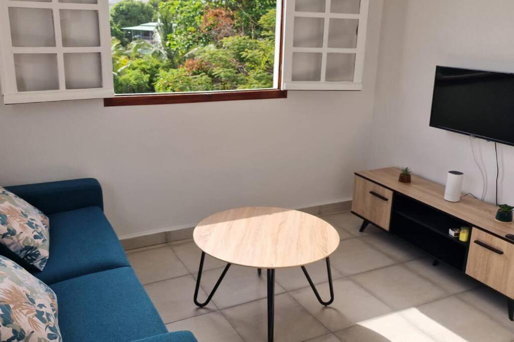 Joli T2 en bas de villa vue jardin et mer view 3
