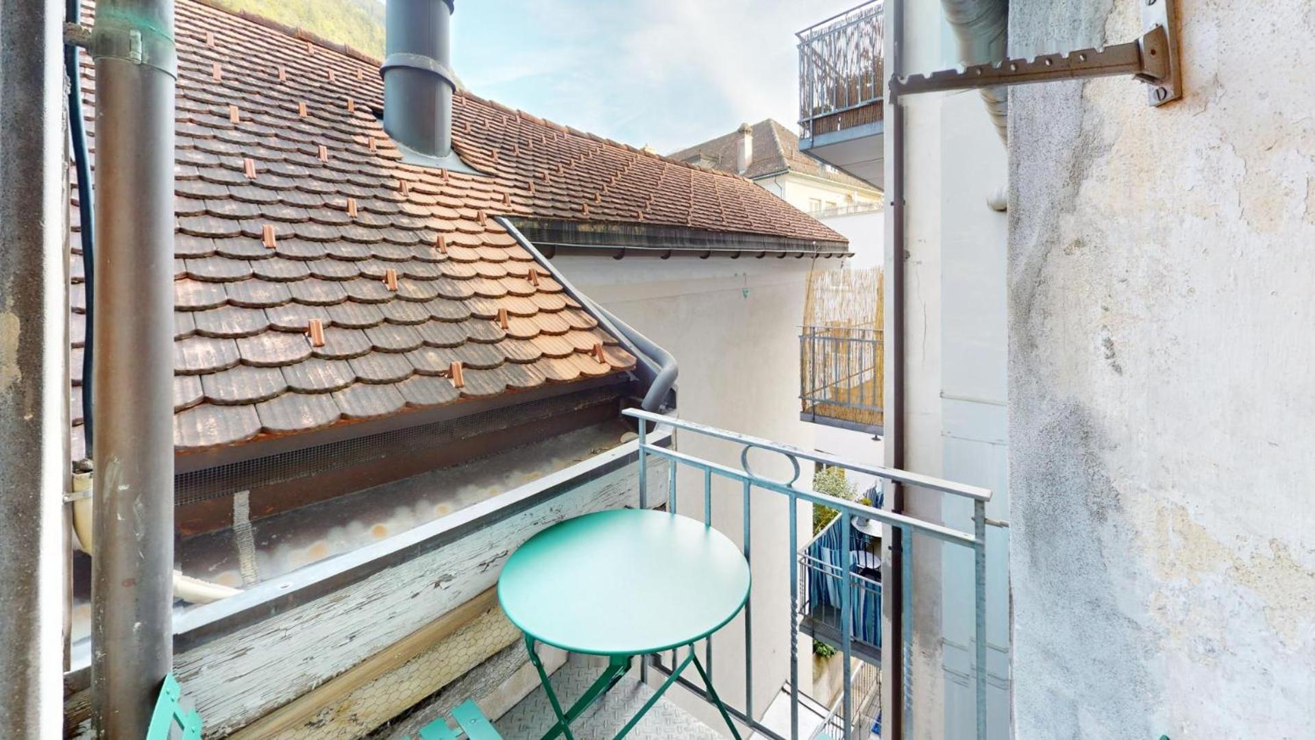 Solution-Grischun - Zentral - Balkon - Kaffe,Tee - Etagenbett