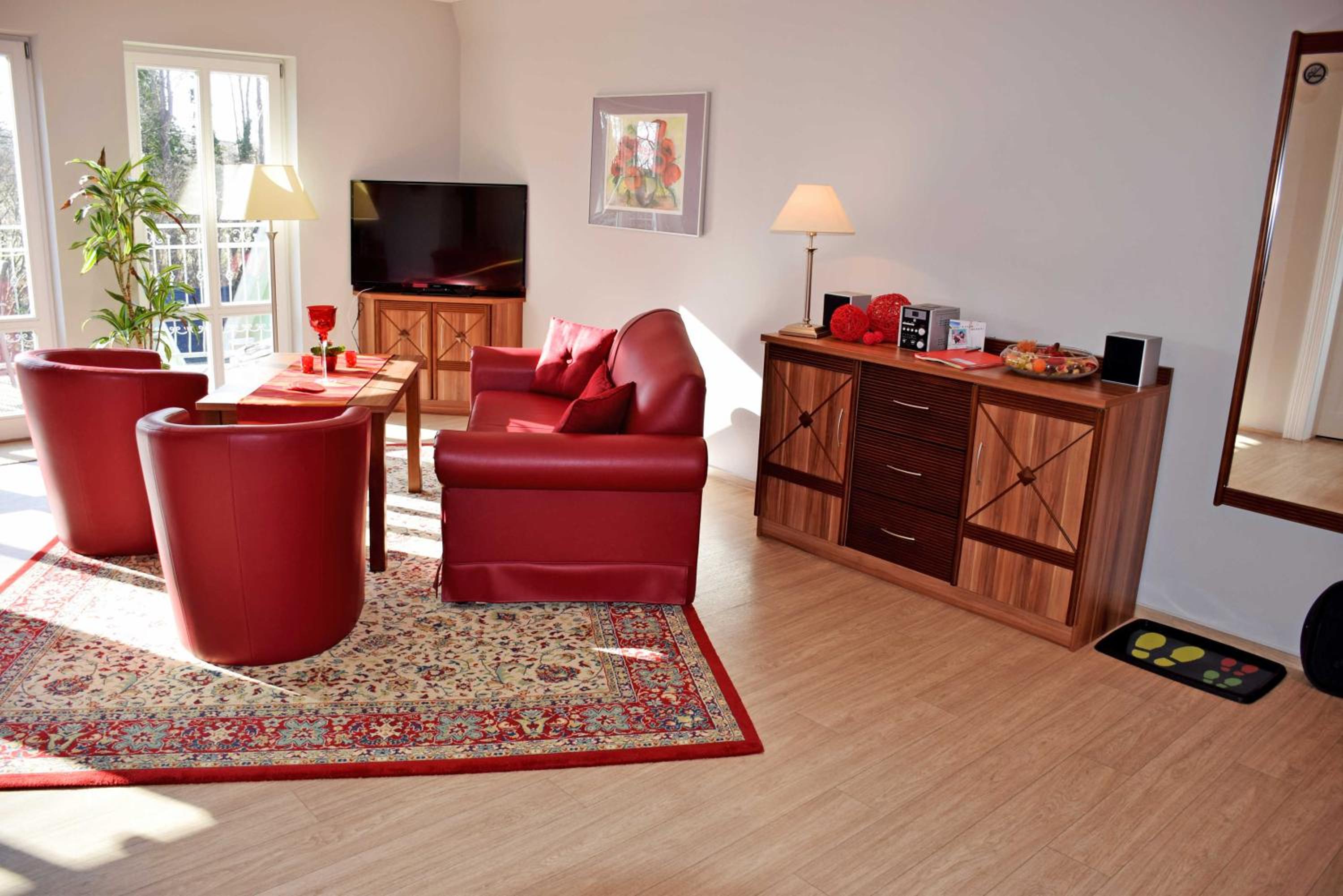 Gutshaus_Appartements mit Kamin_ S
