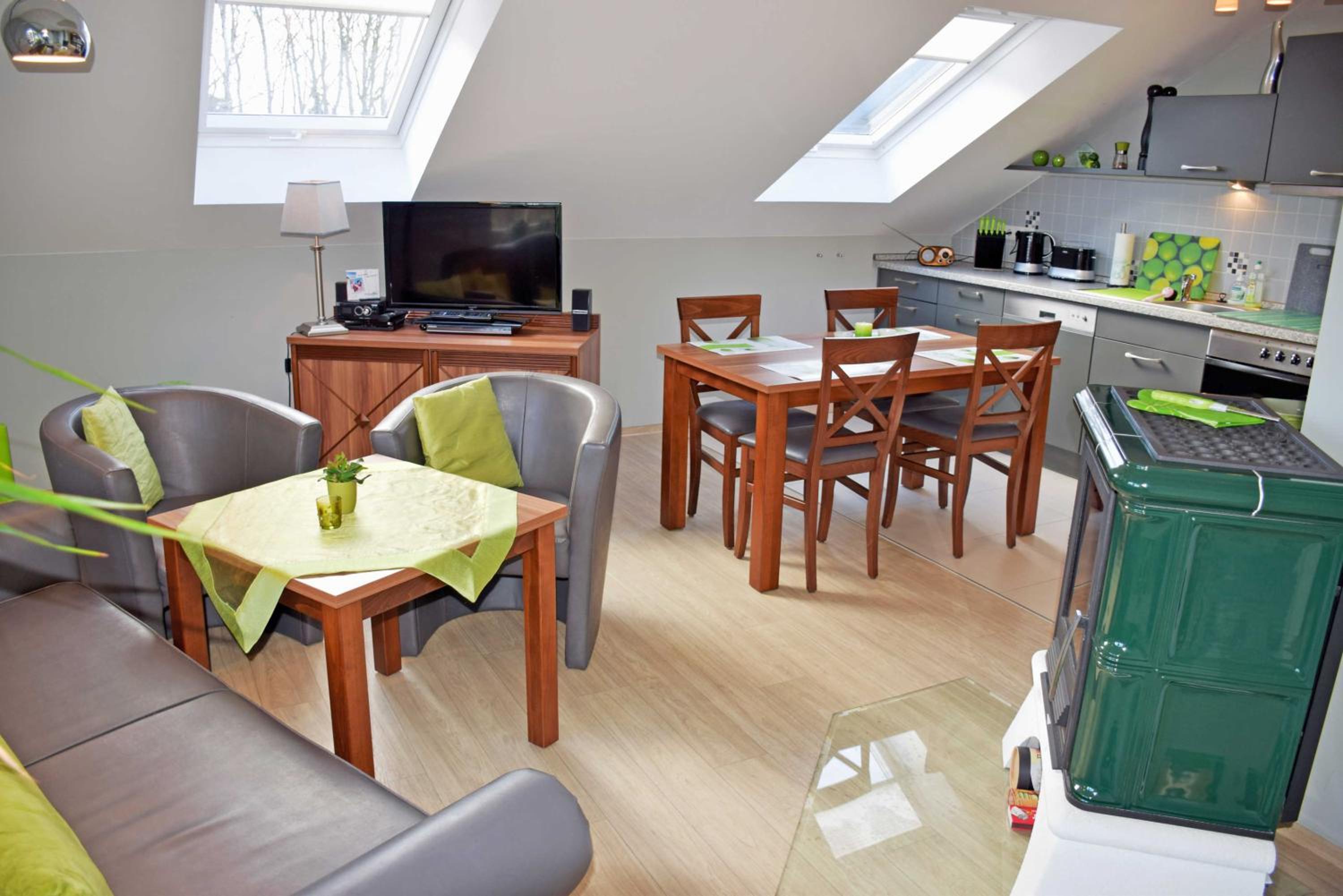 Gutshaus_Appartements mit Kamin_ S