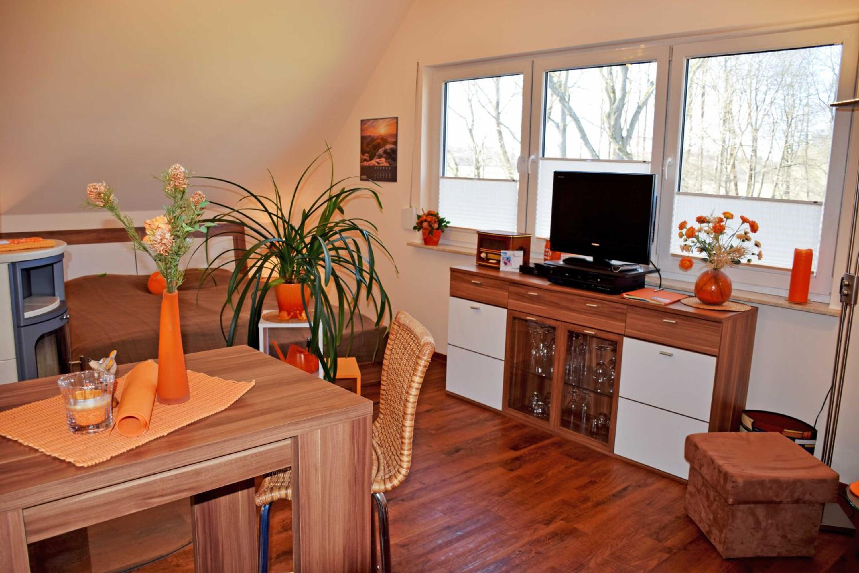 Gutshaus_Appartements mit Kamin_ S