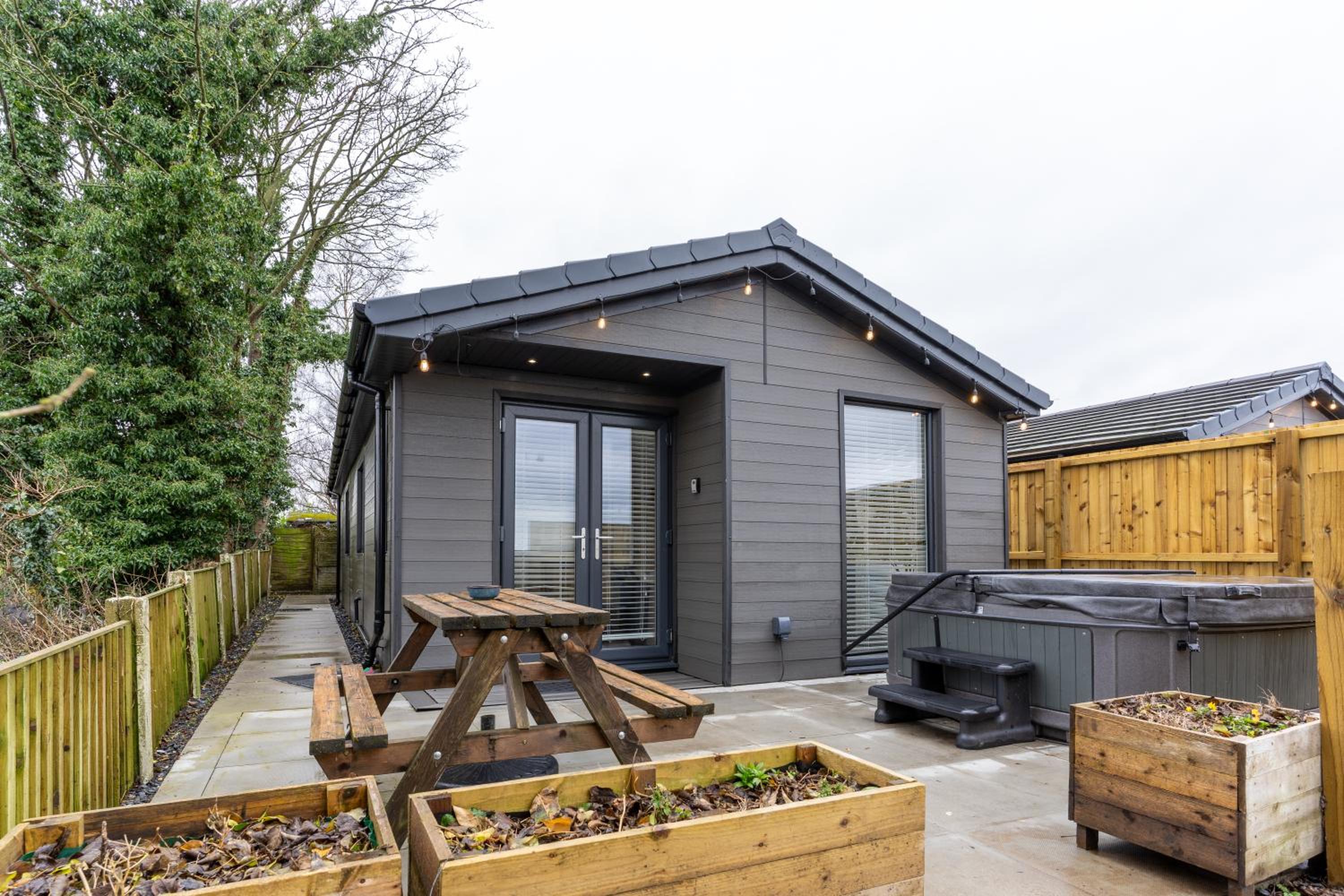 The Slipway Cabins with Hottub view 2