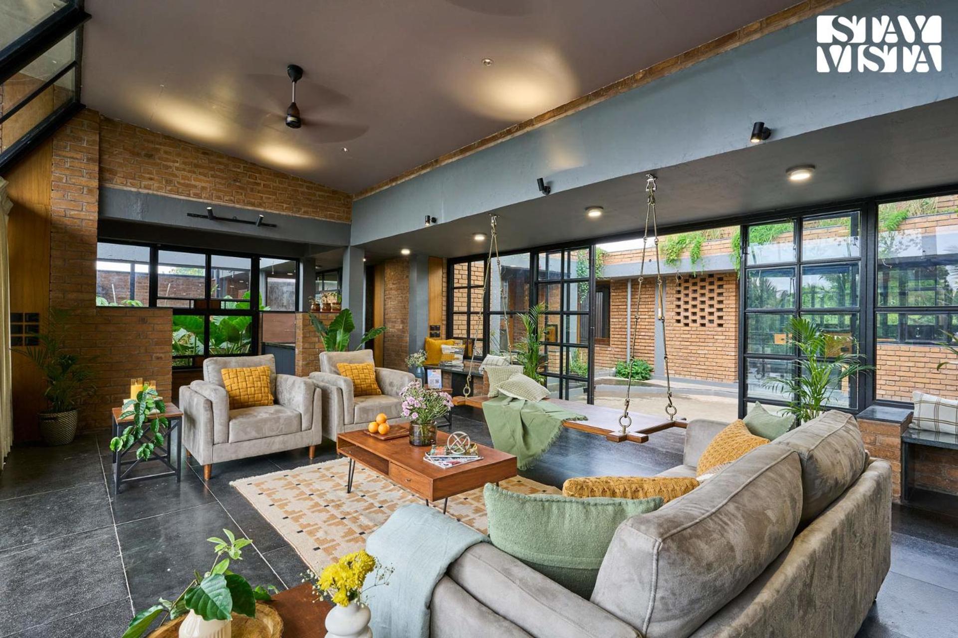 StayVista at Rustic Haven with Pvt Pool, Gazebo & Indoor-Outdoor Game view 4