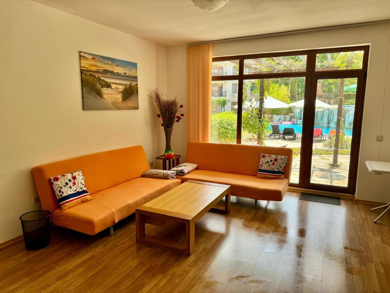 Beautiful 2 Room Apartment with Poolview outside from Aheloy