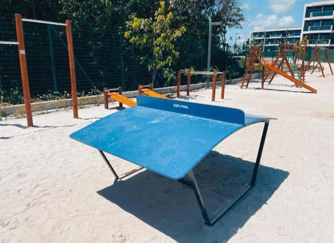 Resort em Porto de Galinhas- Flat Térreo Frente Piscinas- Muro Alto-B18