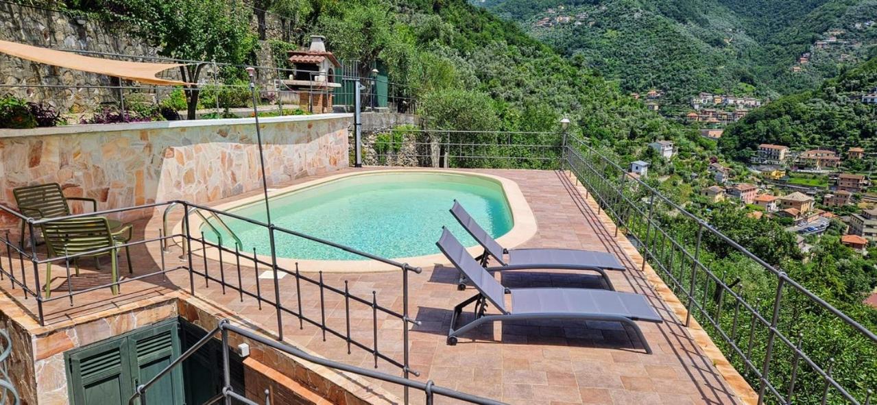 Belvedere, House With Pool- Recco, Liguria