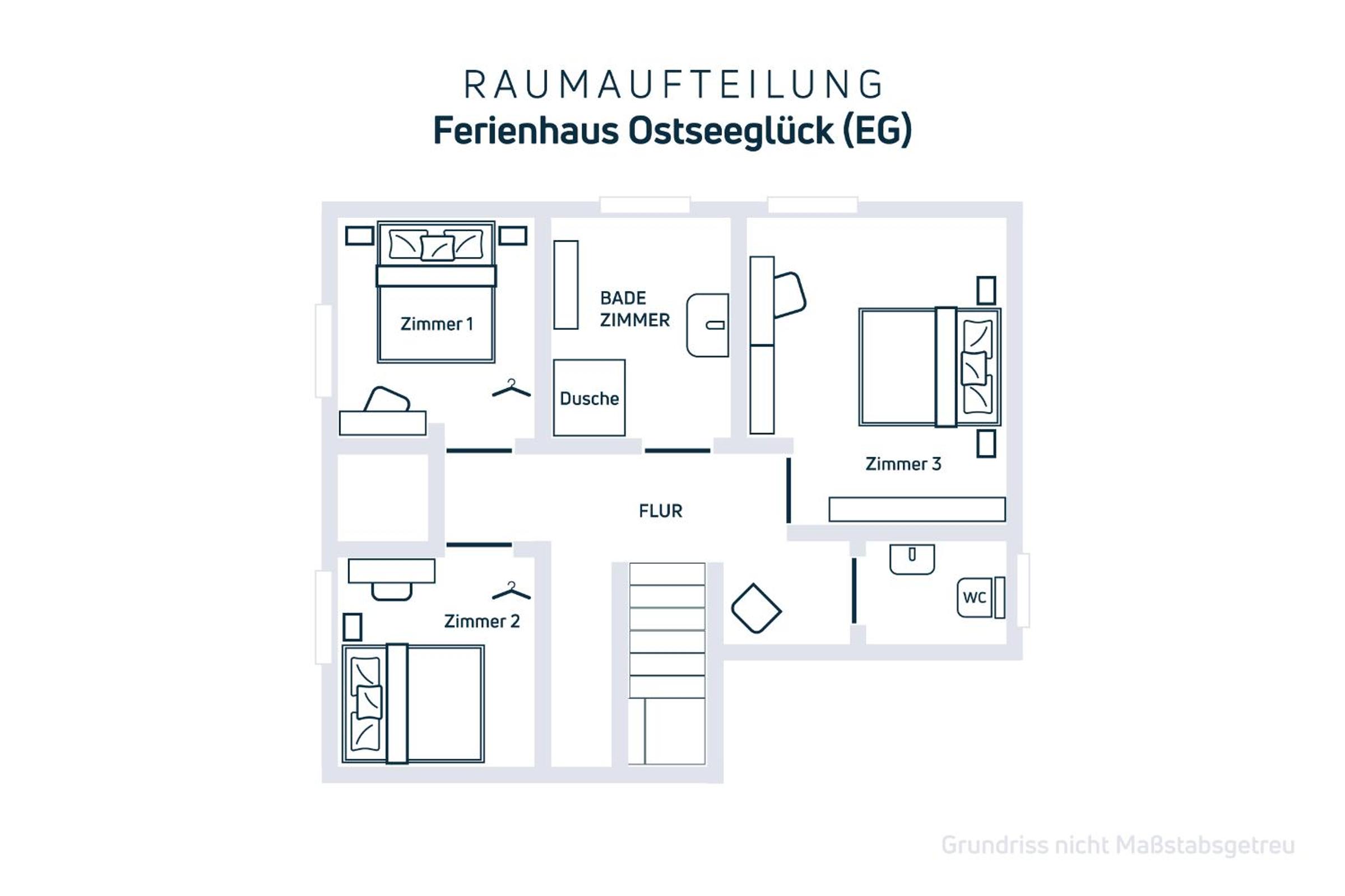 Ferienhaus mit Garten und idyllischer Ruhe