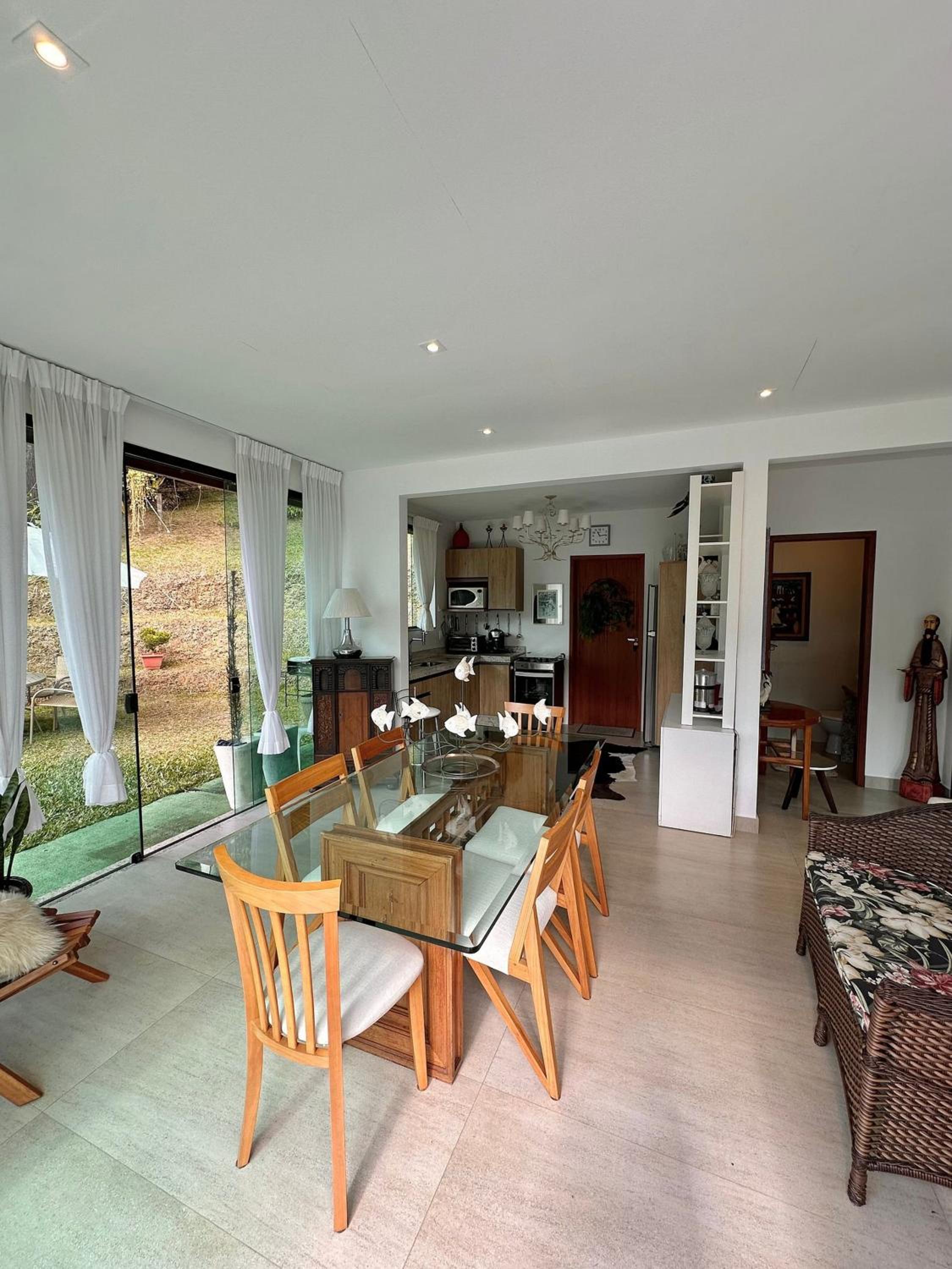 Casa com vista para as montanhas
