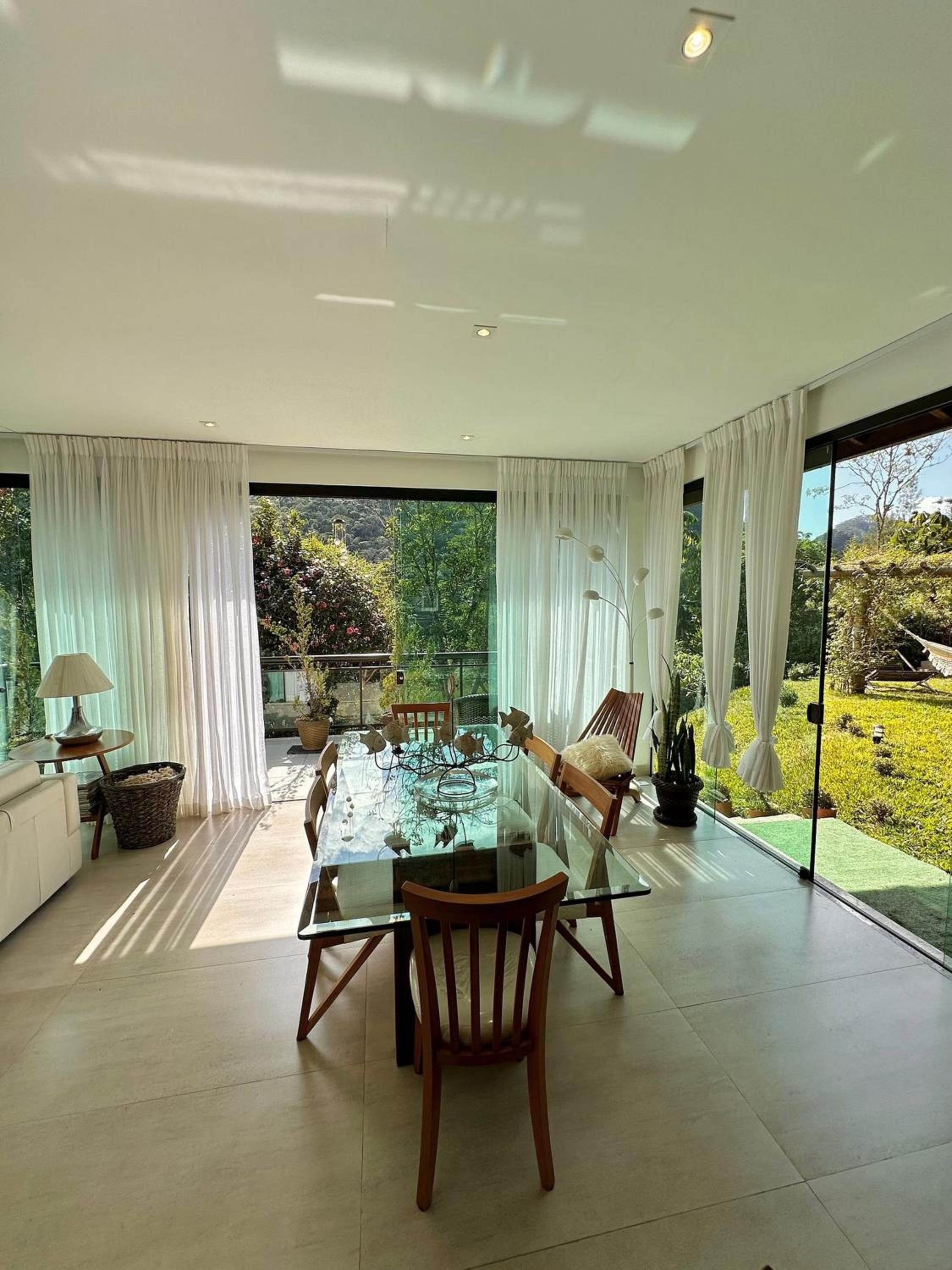 Casa com vista para as montanhas