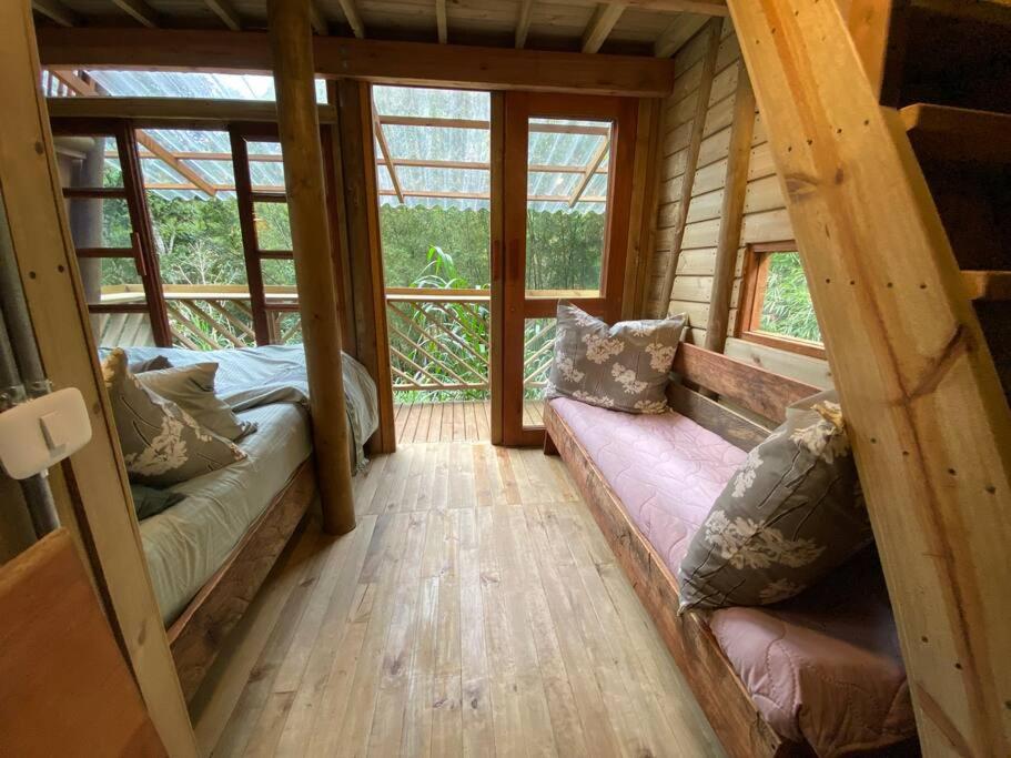 Relaxing EcoHome in bambú forest