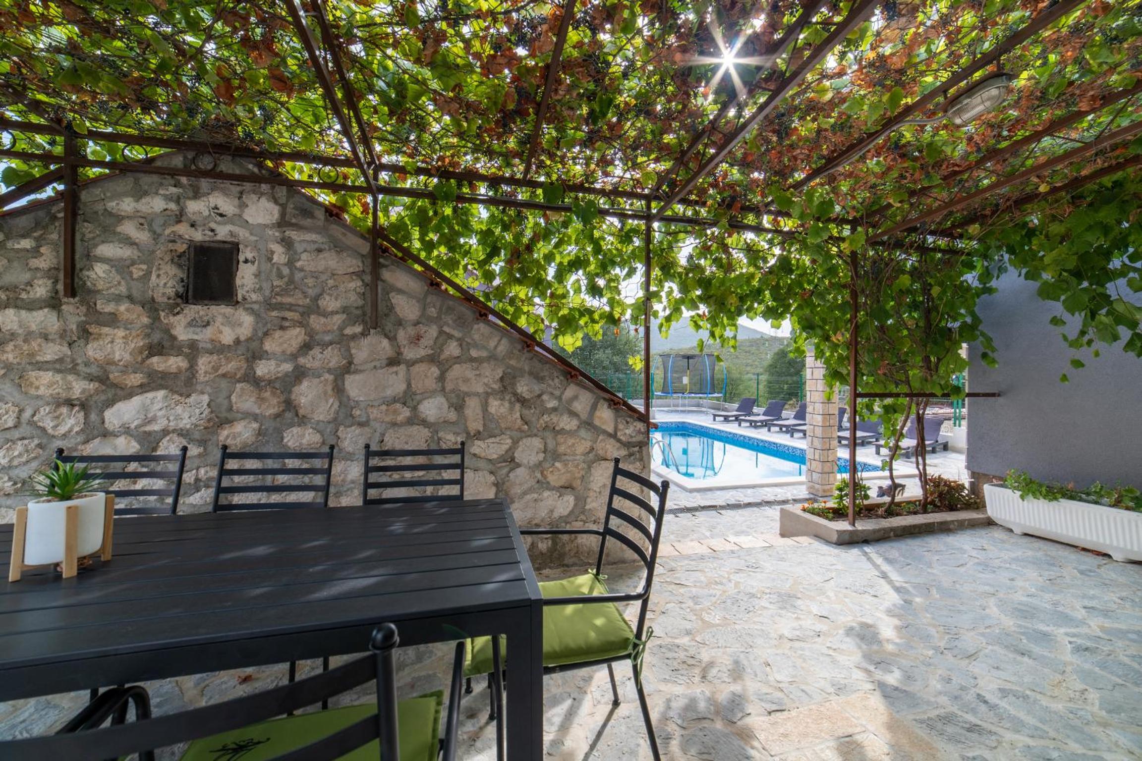 Nany-Villa with heated pool view 2