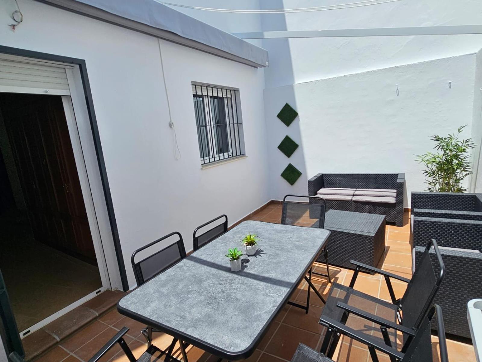 apartamentos terraza Chiclana centro ciudad