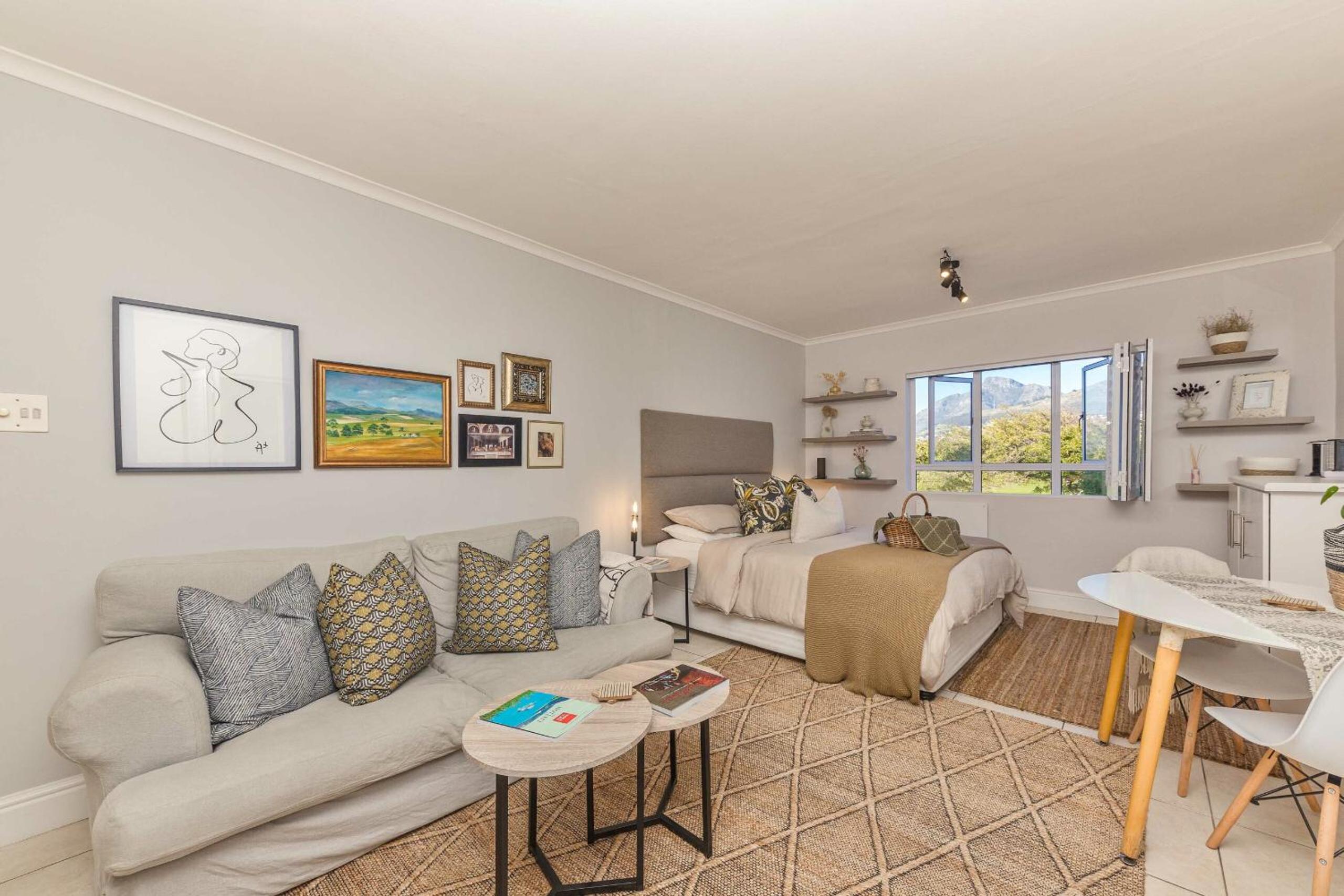 Mouille Point Studio including welcome basket view 5