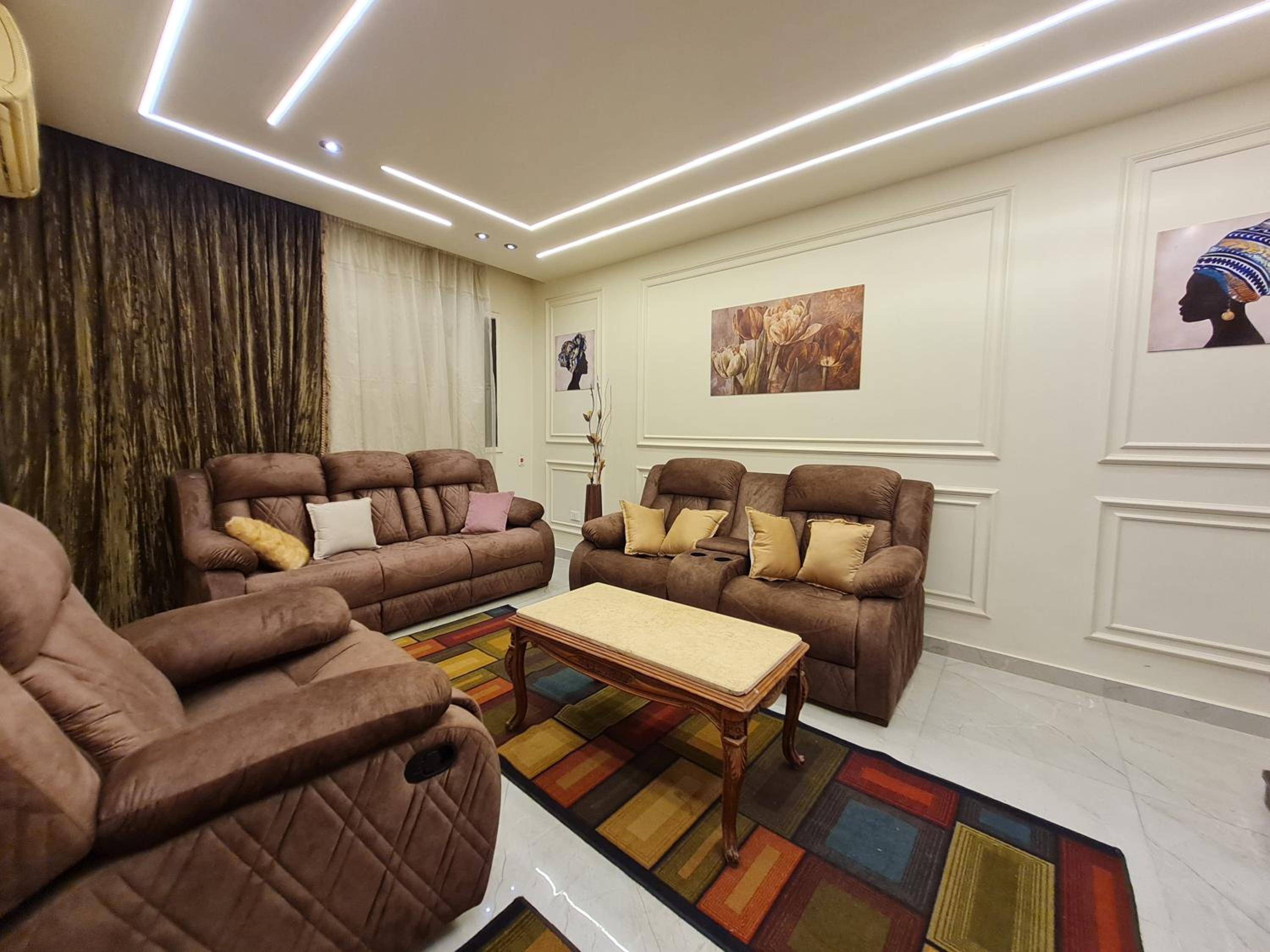 RD Served Apartment 3-Bedroom Dokki - Ideal Location Downtown Cairo