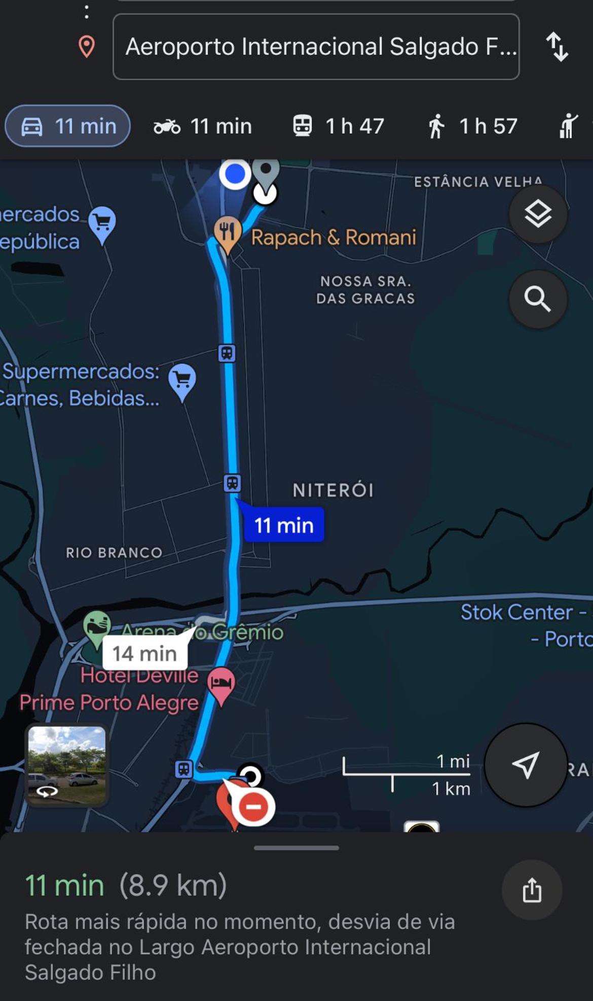 Apartamento 1D prox ParkShopping CANOAS