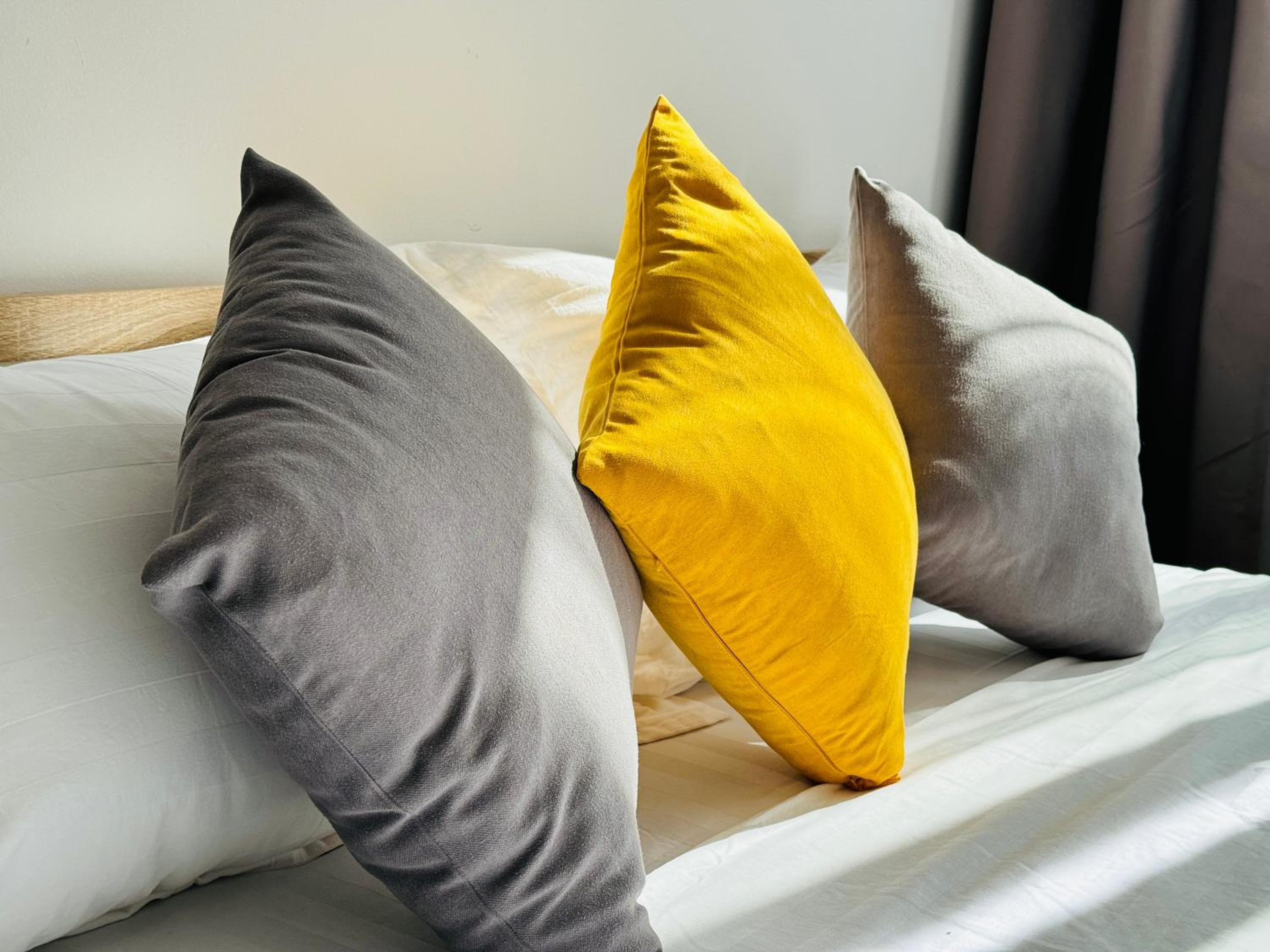417I1 Gray and Yellow apartment Sholpan city