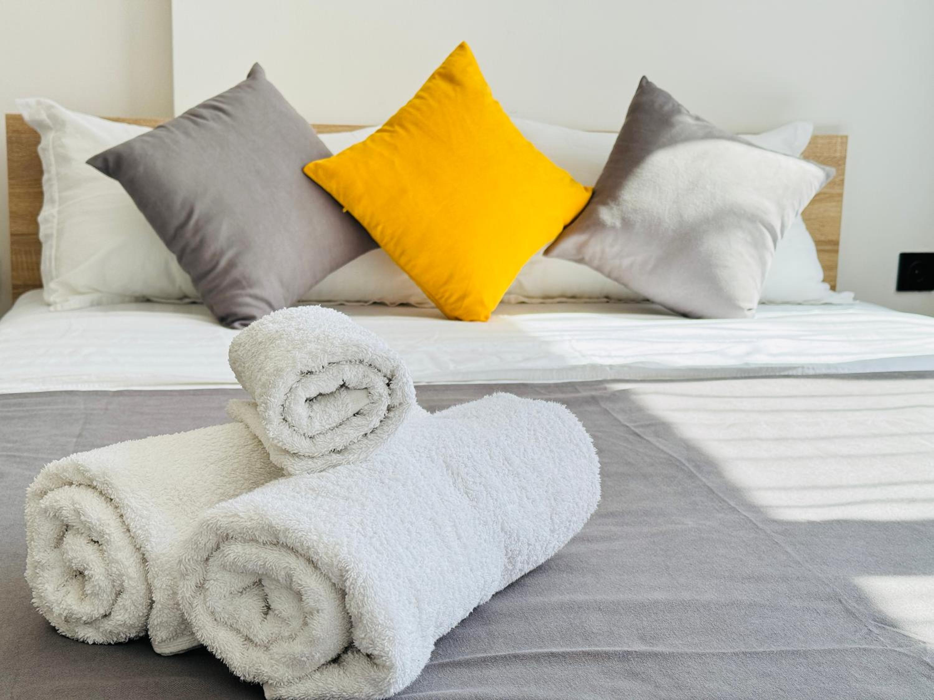 417I1 Gray and Yellow apartment Sholpan city
