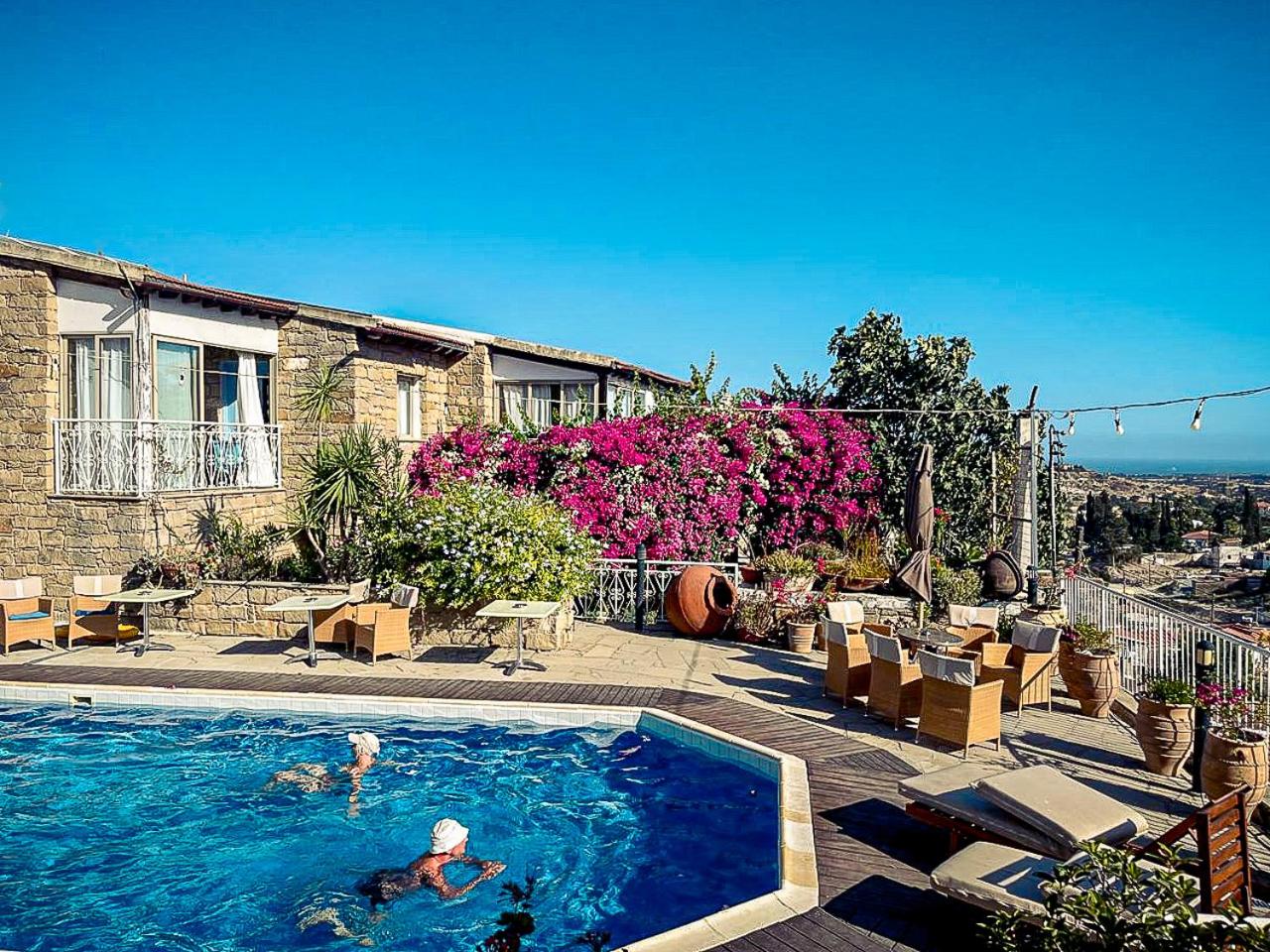 Cyprus Villages - Hotel & Restaurant - Central Location - Bed & Breakfast With Access To Pool And Stunning Views