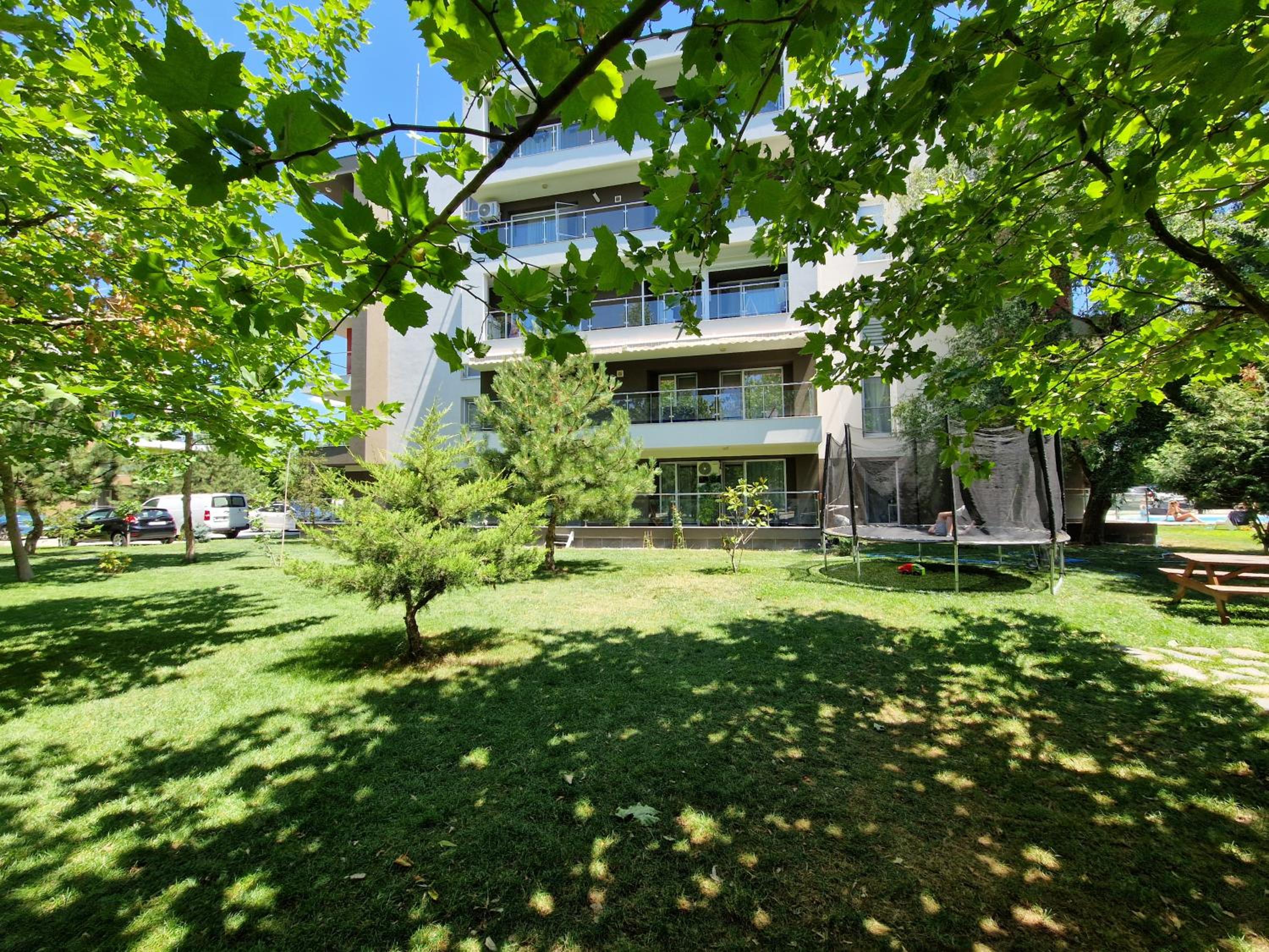 Airplane by Airport Residence