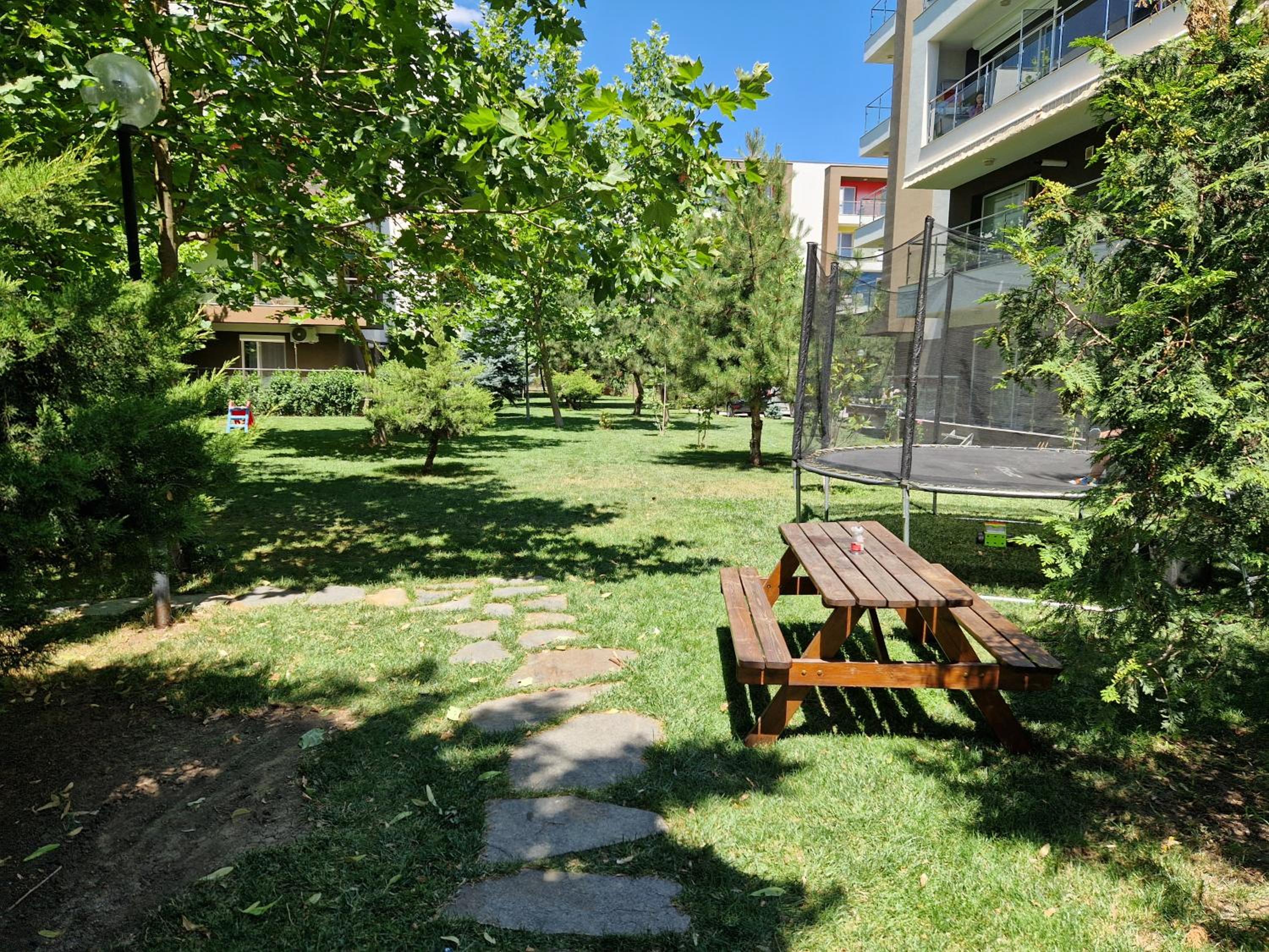 Airplane by Airport Residence
