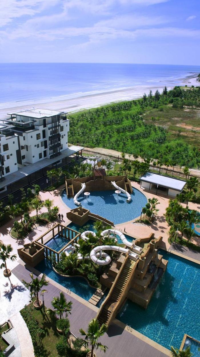 Seafront villa idaman