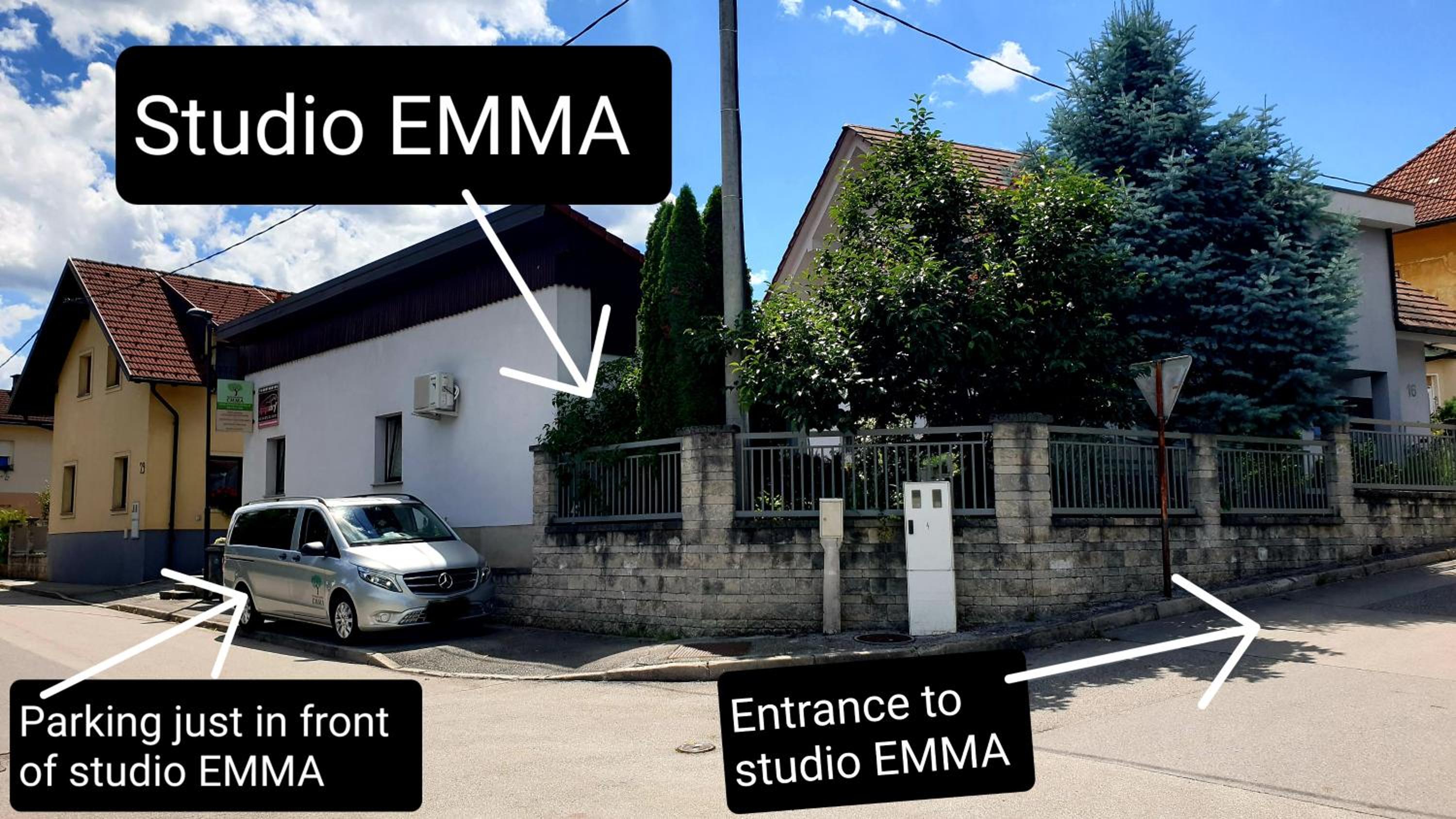 Studio EMMA Ljubljana - FREE parking, AC, Wifi view 2