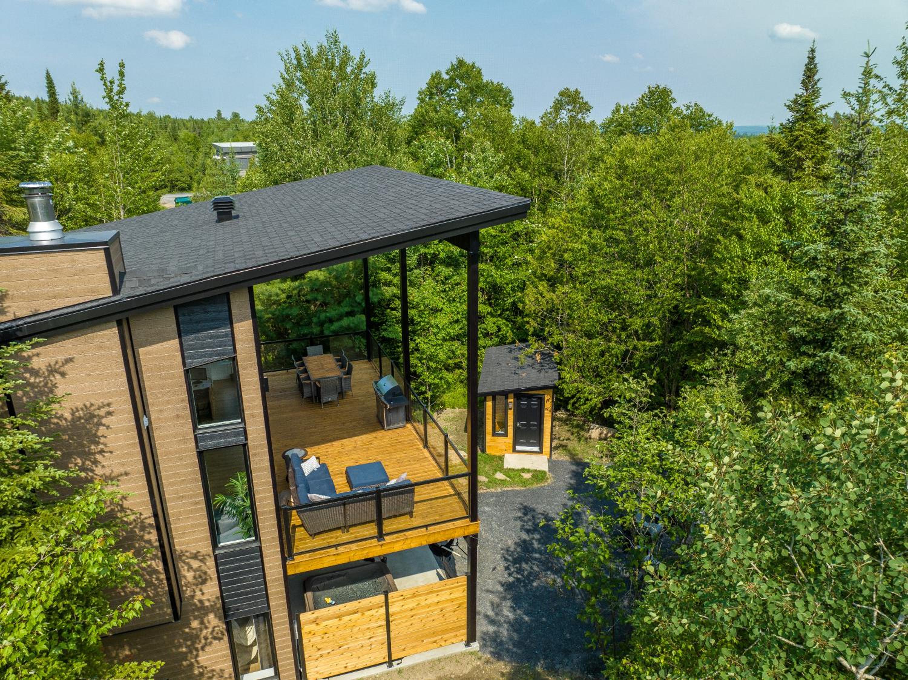 Évasion Nature Adstock - Sauna, Ski & Spa