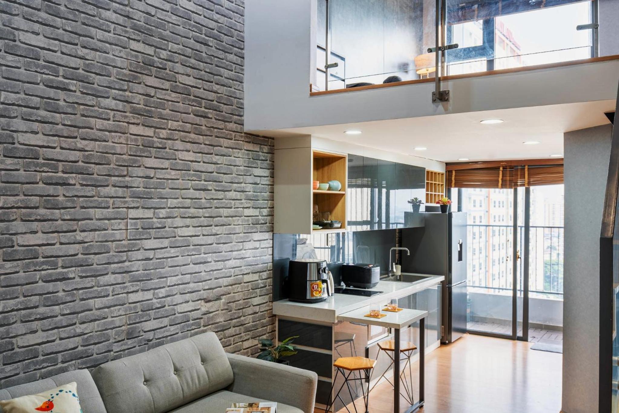 Loft 1 BR with with unique and splendid design, La astoria 3, Appartment, Dist 2