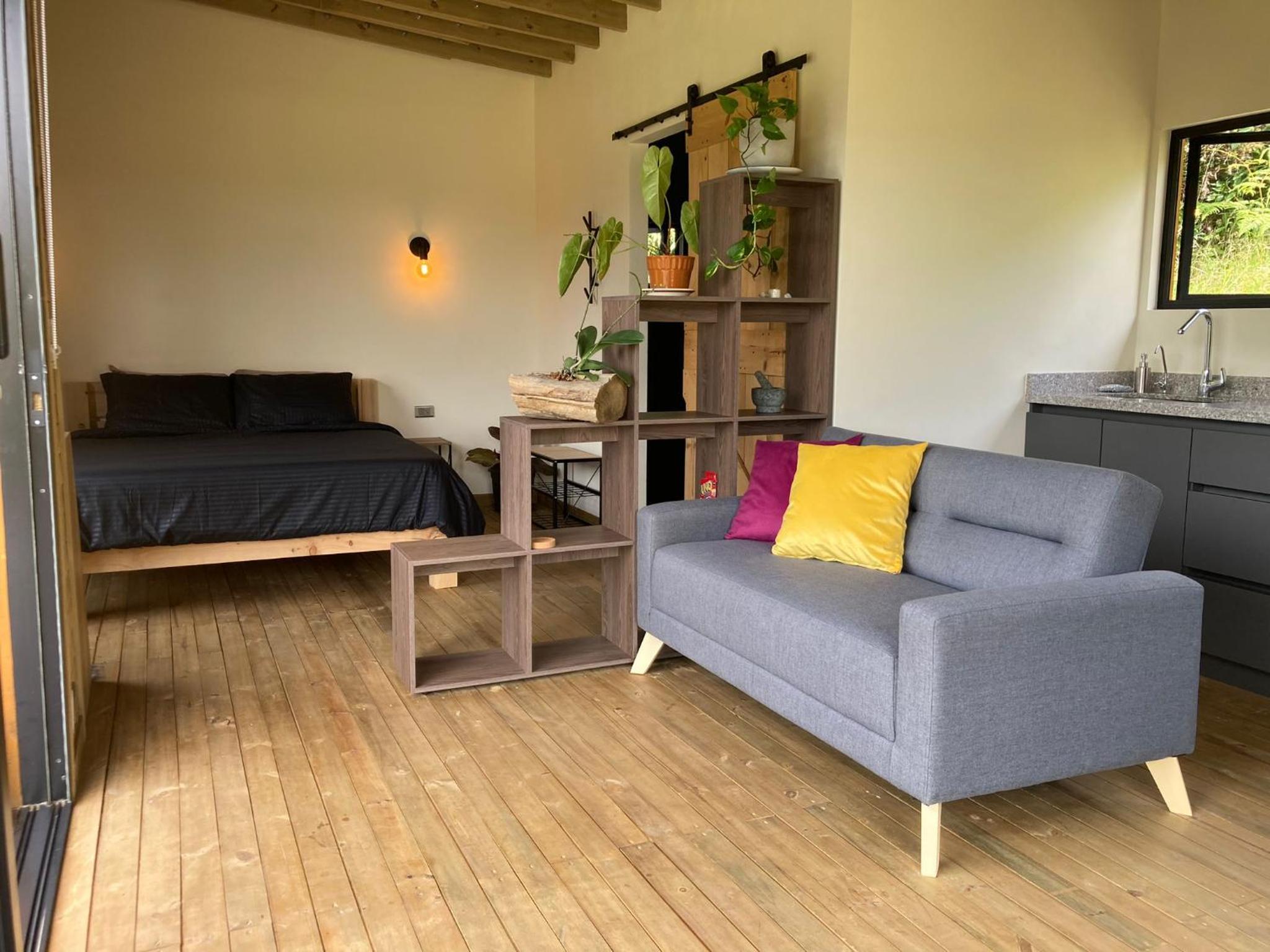 Cabaña de madera, lugar para descansar y reconectarse