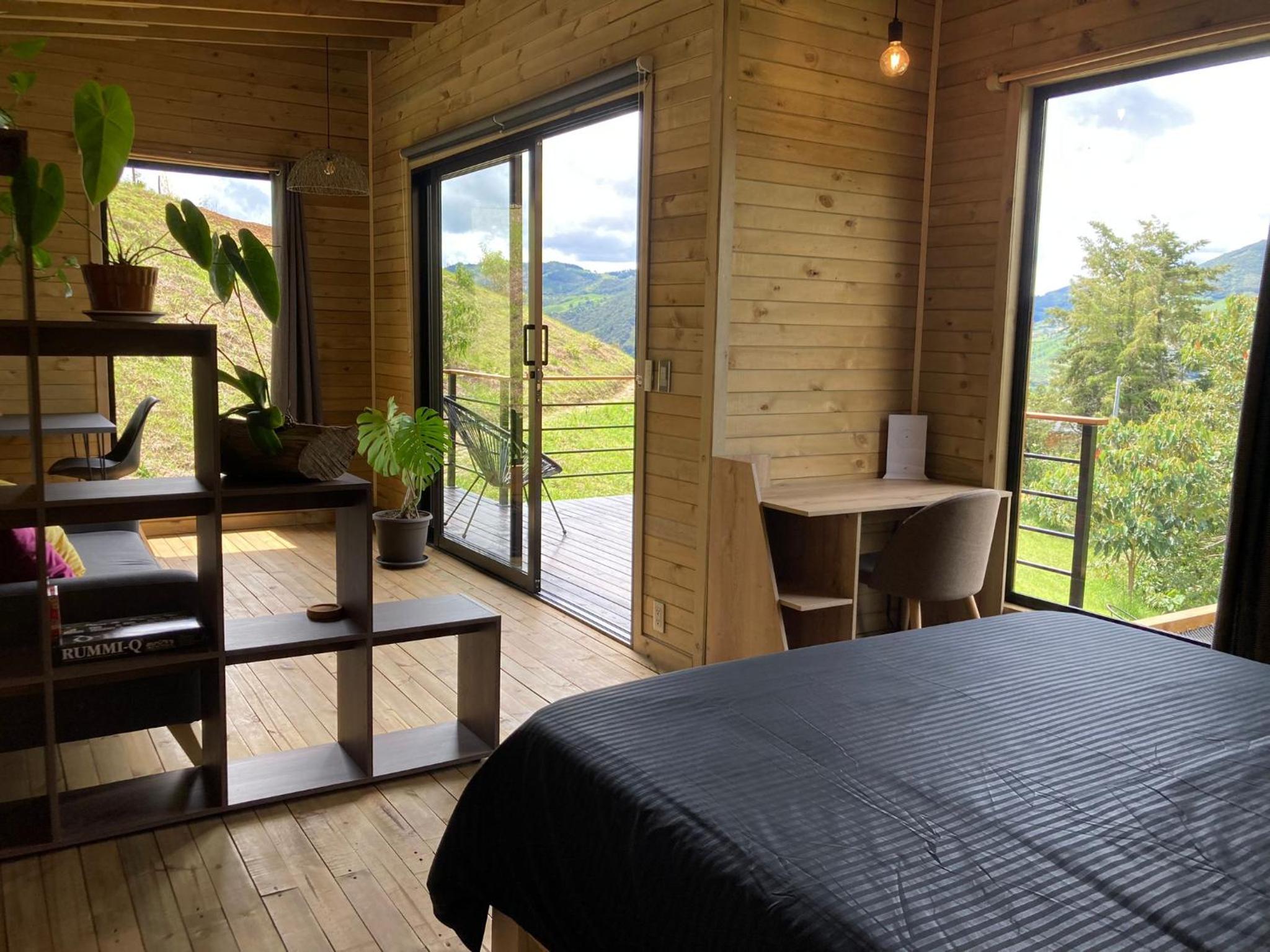 Cabaña de madera, lugar para descansar y reconectarse