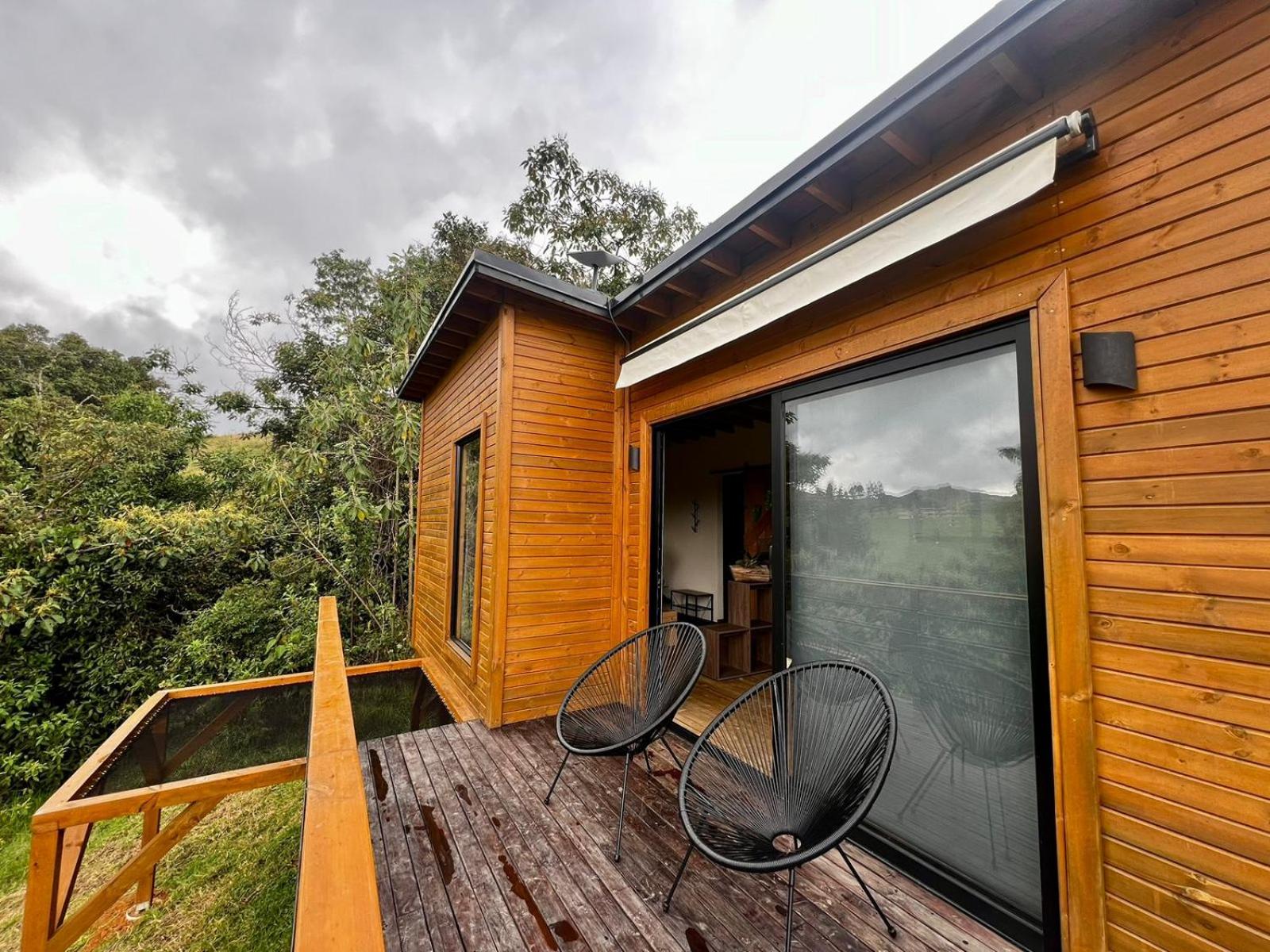 Cabaña de madera, lugar para descansar y reconectarse