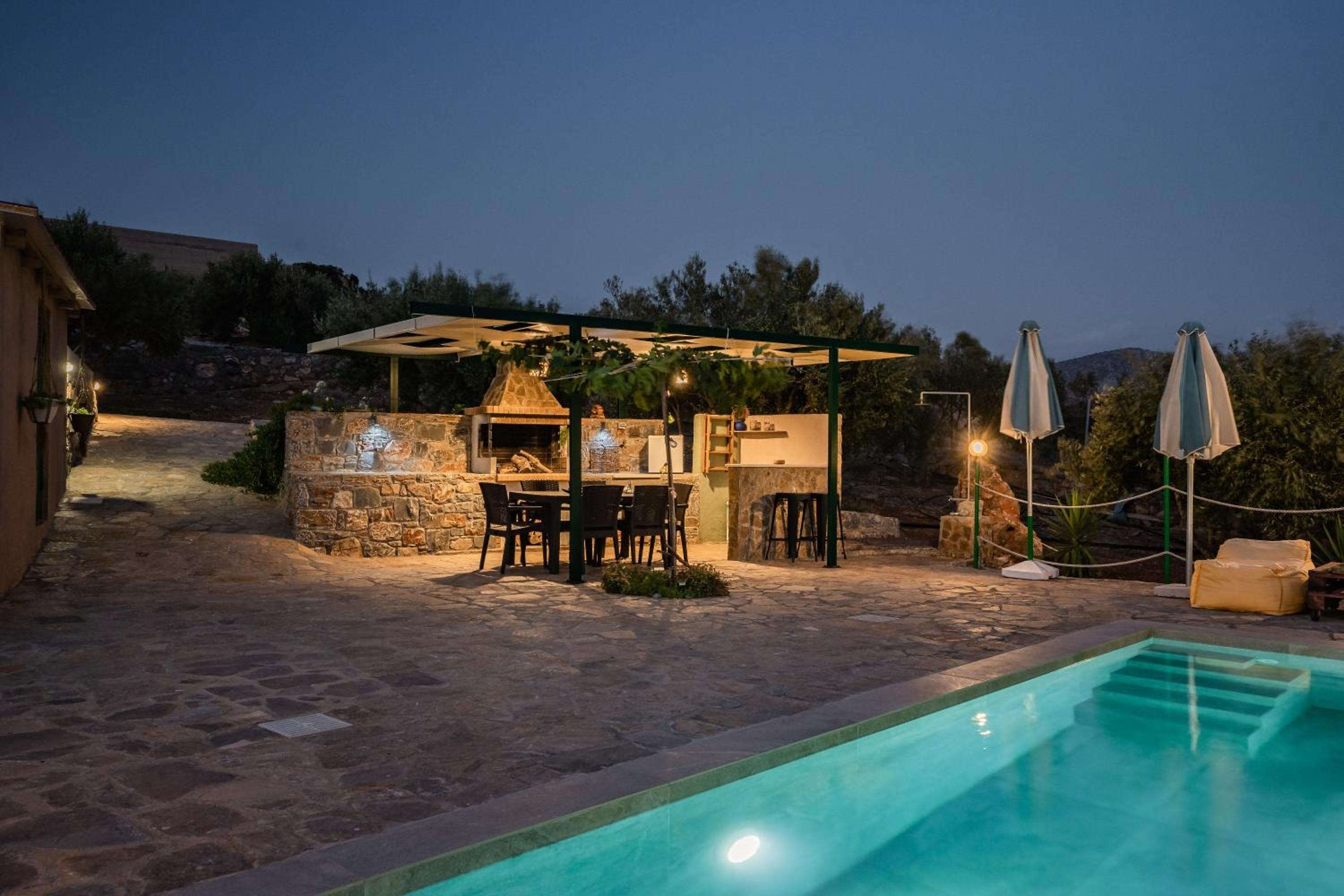 Villa Aktis with Freshwater Pool and Sea View