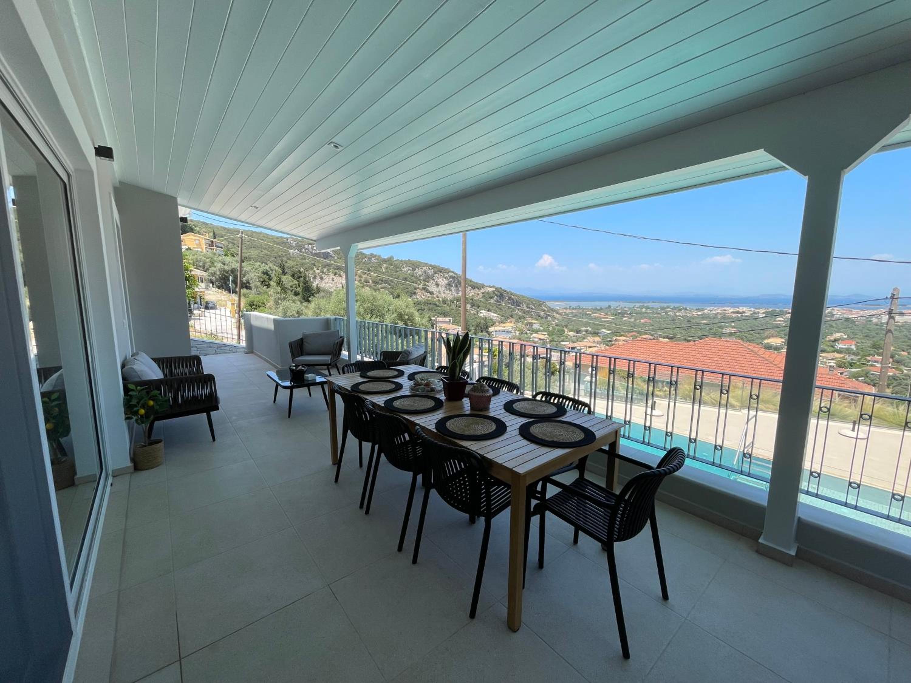 Villa Theretro, with superb view