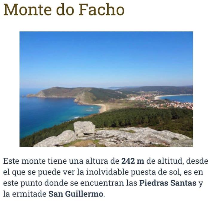 Refugio climático en Finisterre frente a la playa con vistas al mar!!