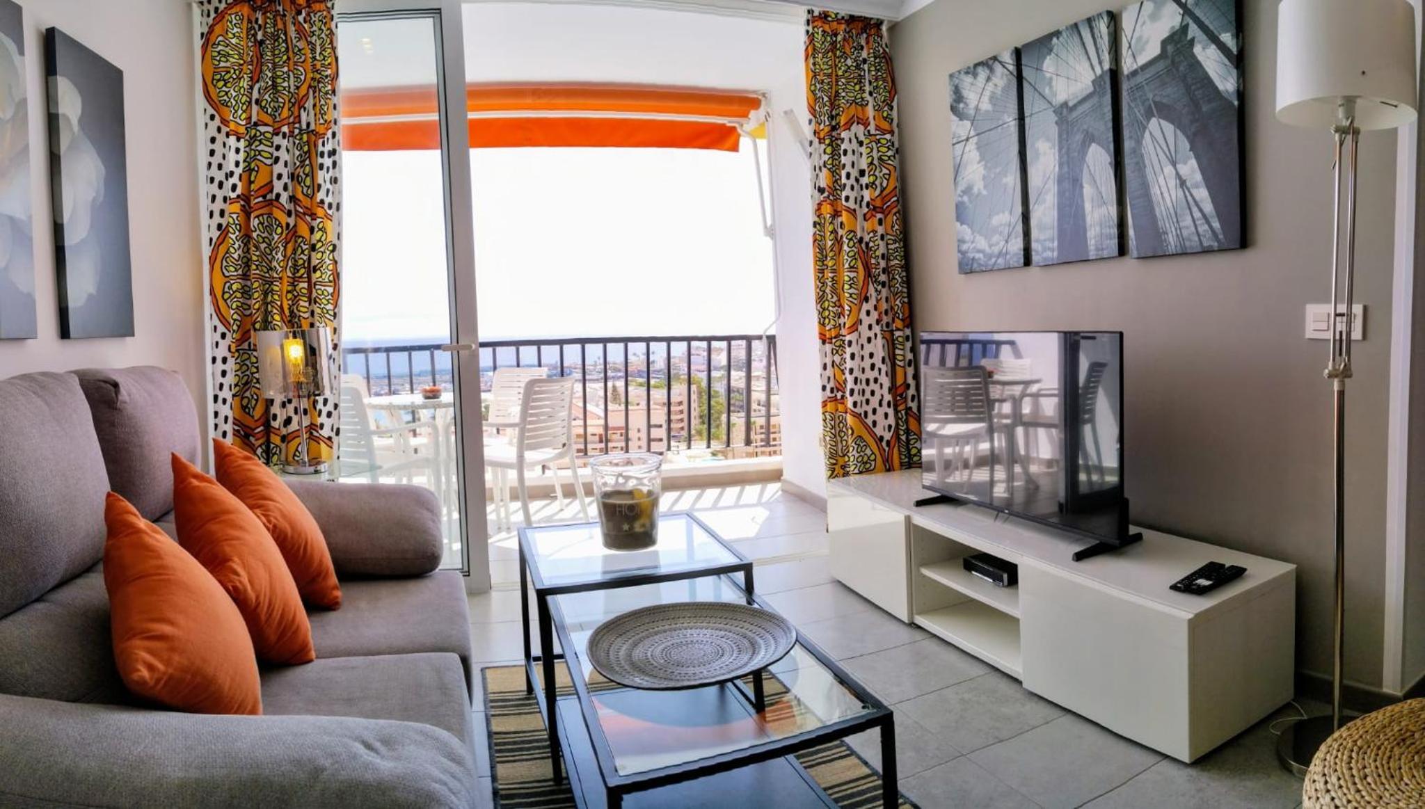 Los Cristianos appartement Orange trees vue mer panoramique