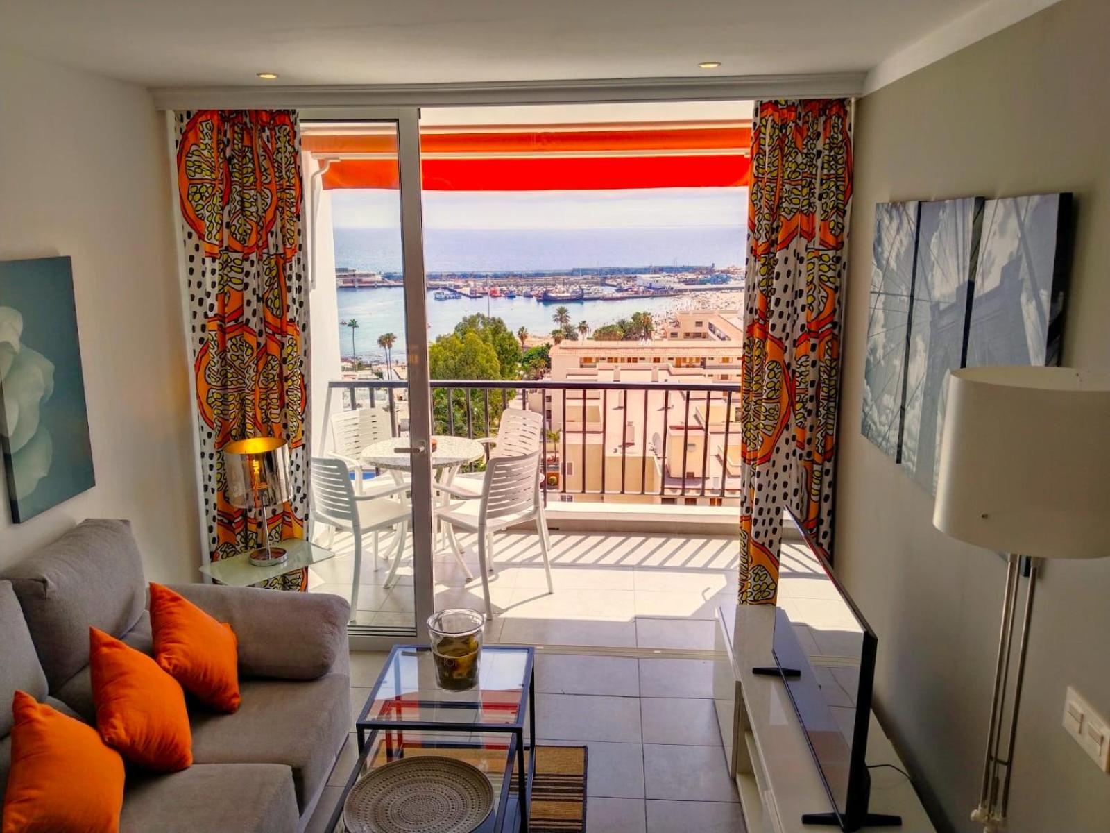 Los Cristianos appartement Orange trees vue mer panoramique
