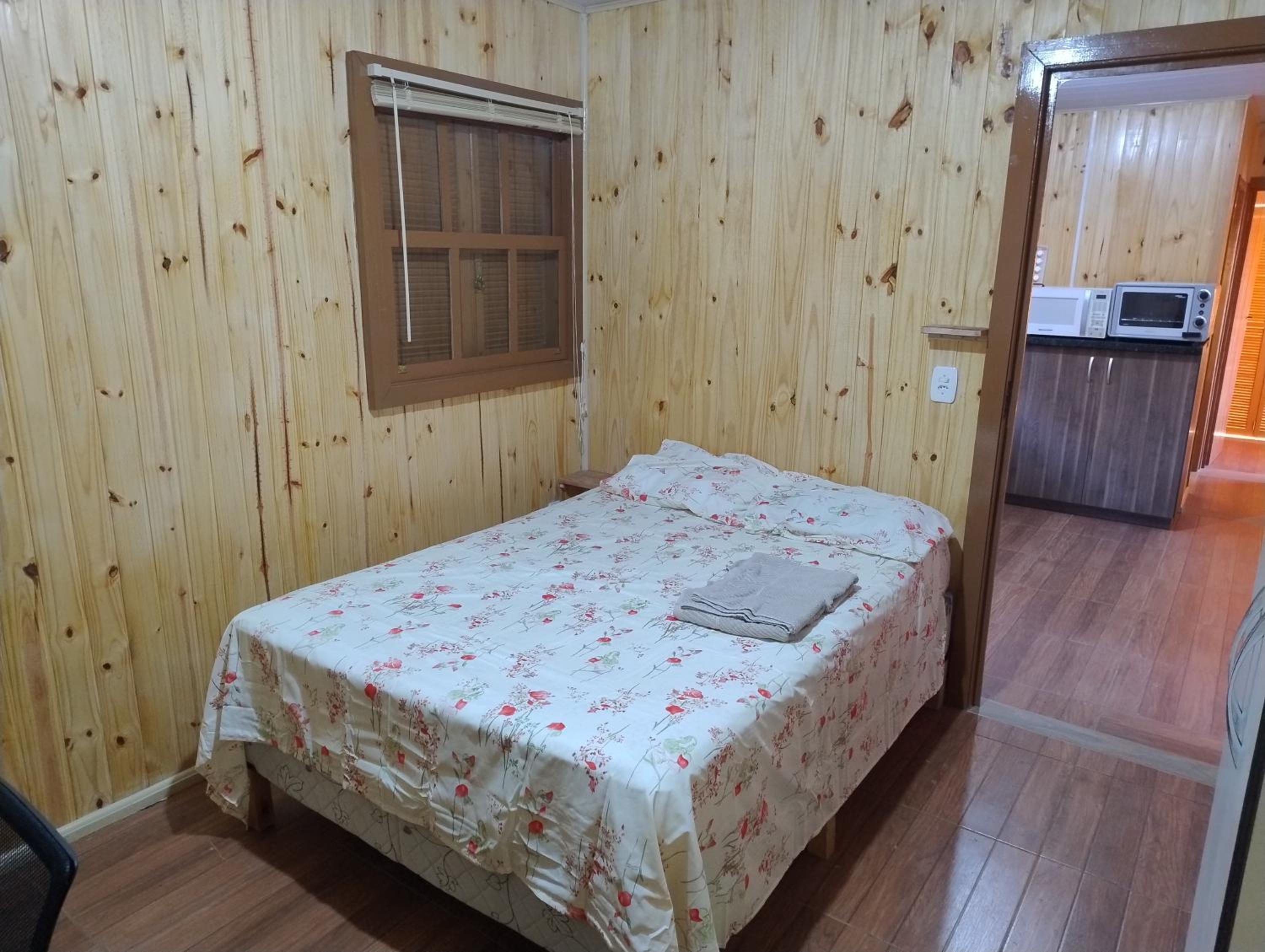 Chalé romântico com vista e banheira