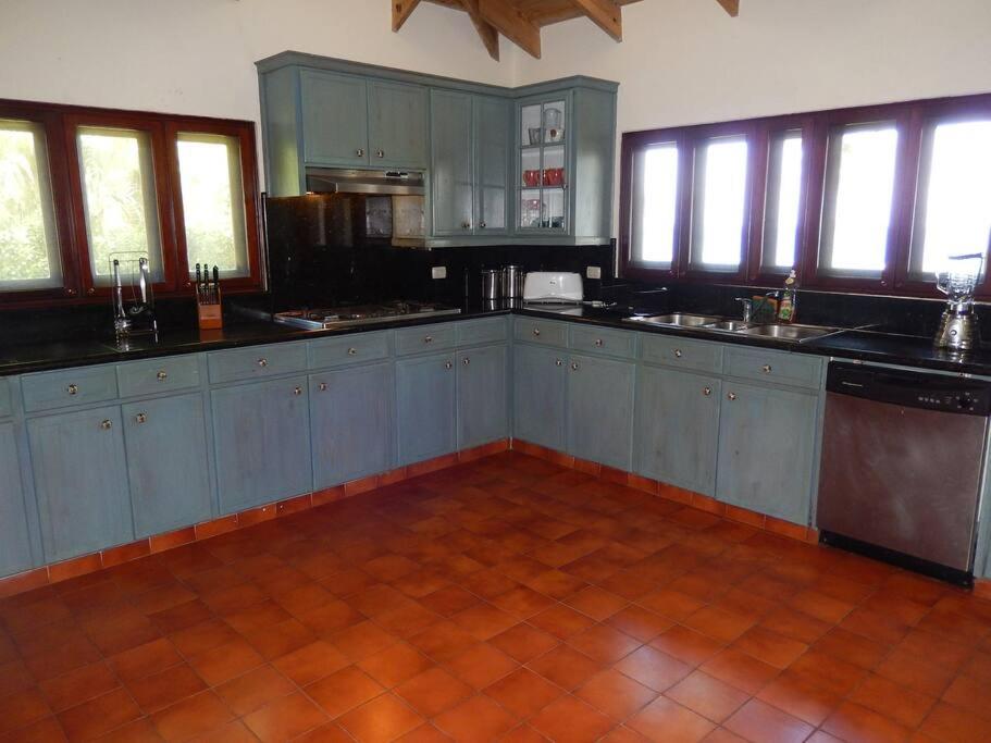 Beachfront villa with pool in Sosúa