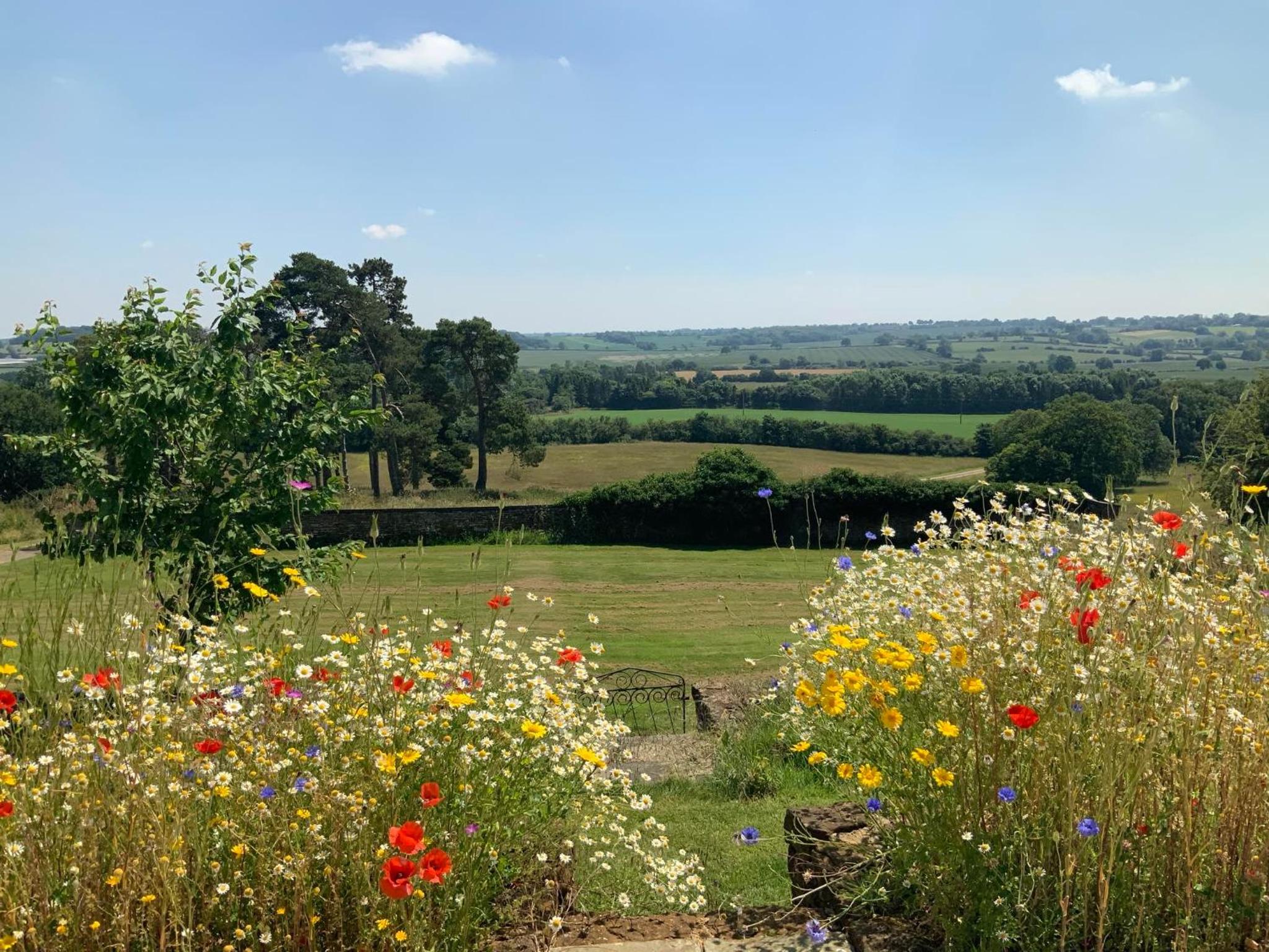 Beautiful farm house with dedicated sitting and media room for guest's use view 2