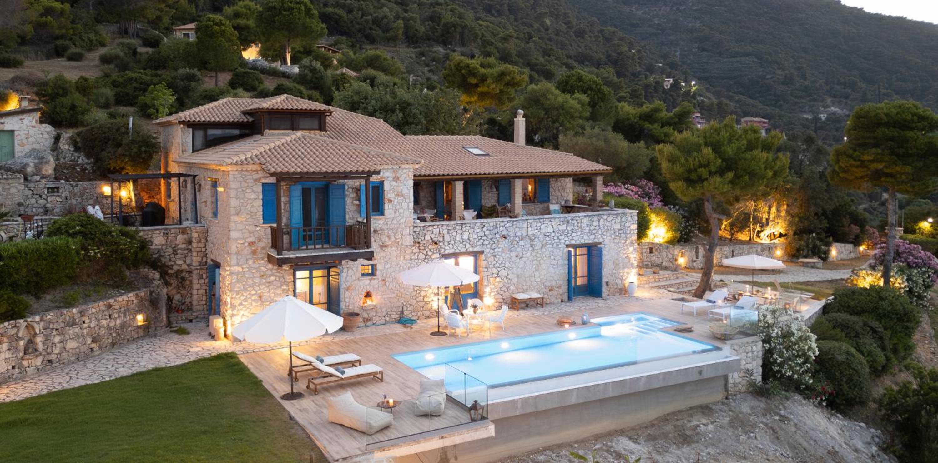 Casa Picimenti Zakynthos Marathias Luxury Ground Floor Villa Swimming Pool