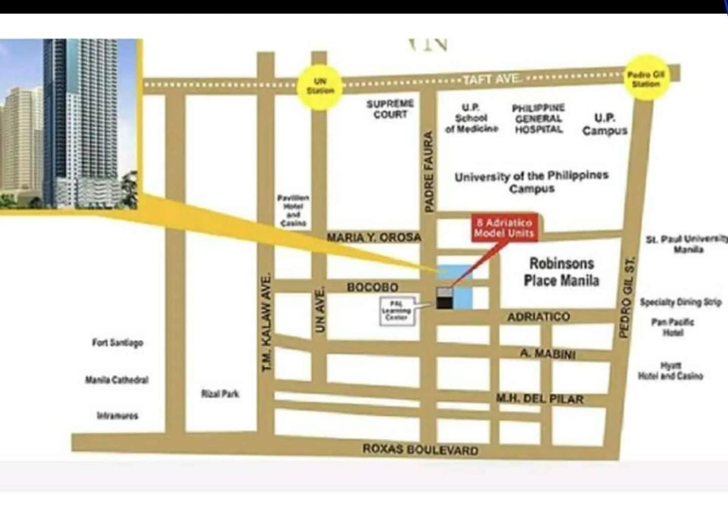 8 Adriatico Manila Condotel Sea View Corner Unit Near St Lukes Clinic