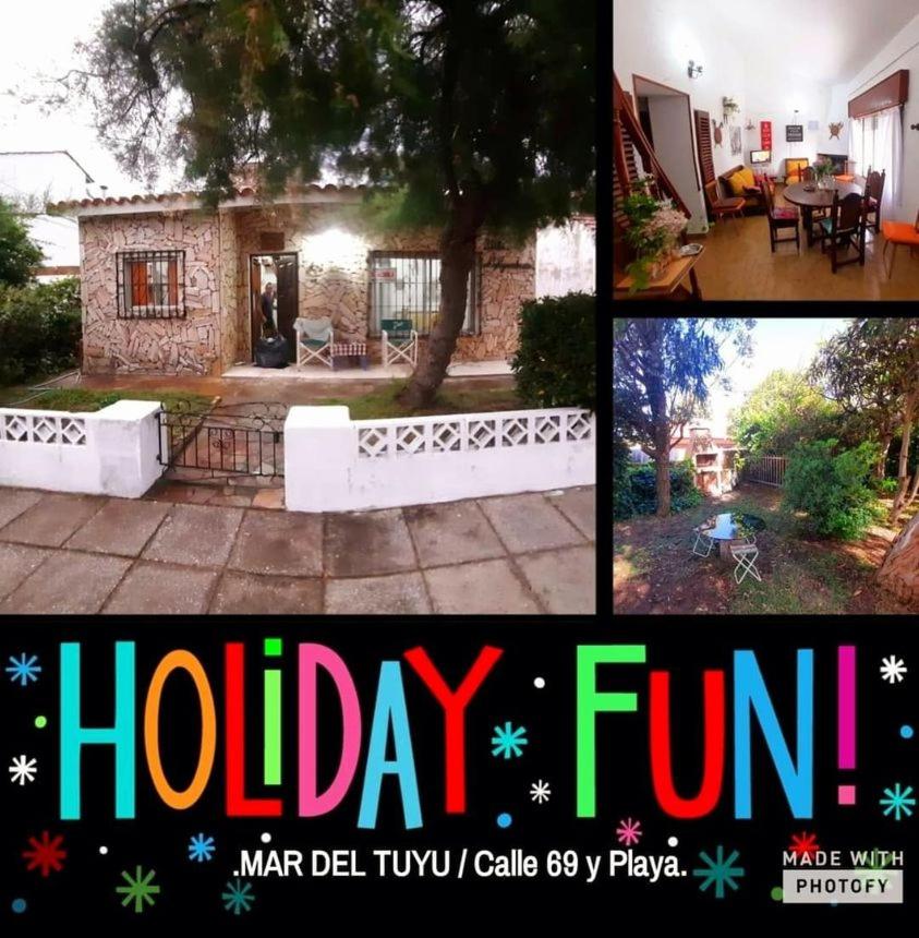 Casa a 50mts del Mar con Parque 10personas 4 Habitaciones 2 Baños Playa Centro y Peatonal